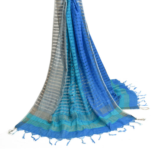 Sushila Vintage Multi Color 100% Pure Cotton Dupatta Printed & Woven Long Stole