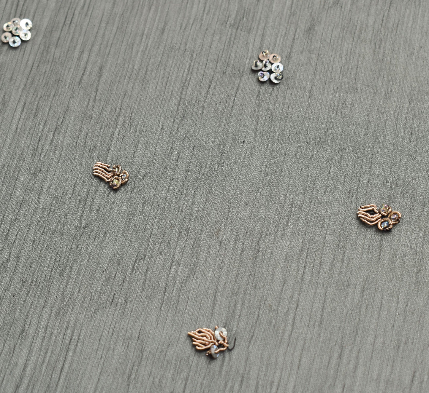 Sushila Vintage Black Zardozi Work Dupatta Chiffon Silk Floral Long Stole Hijab