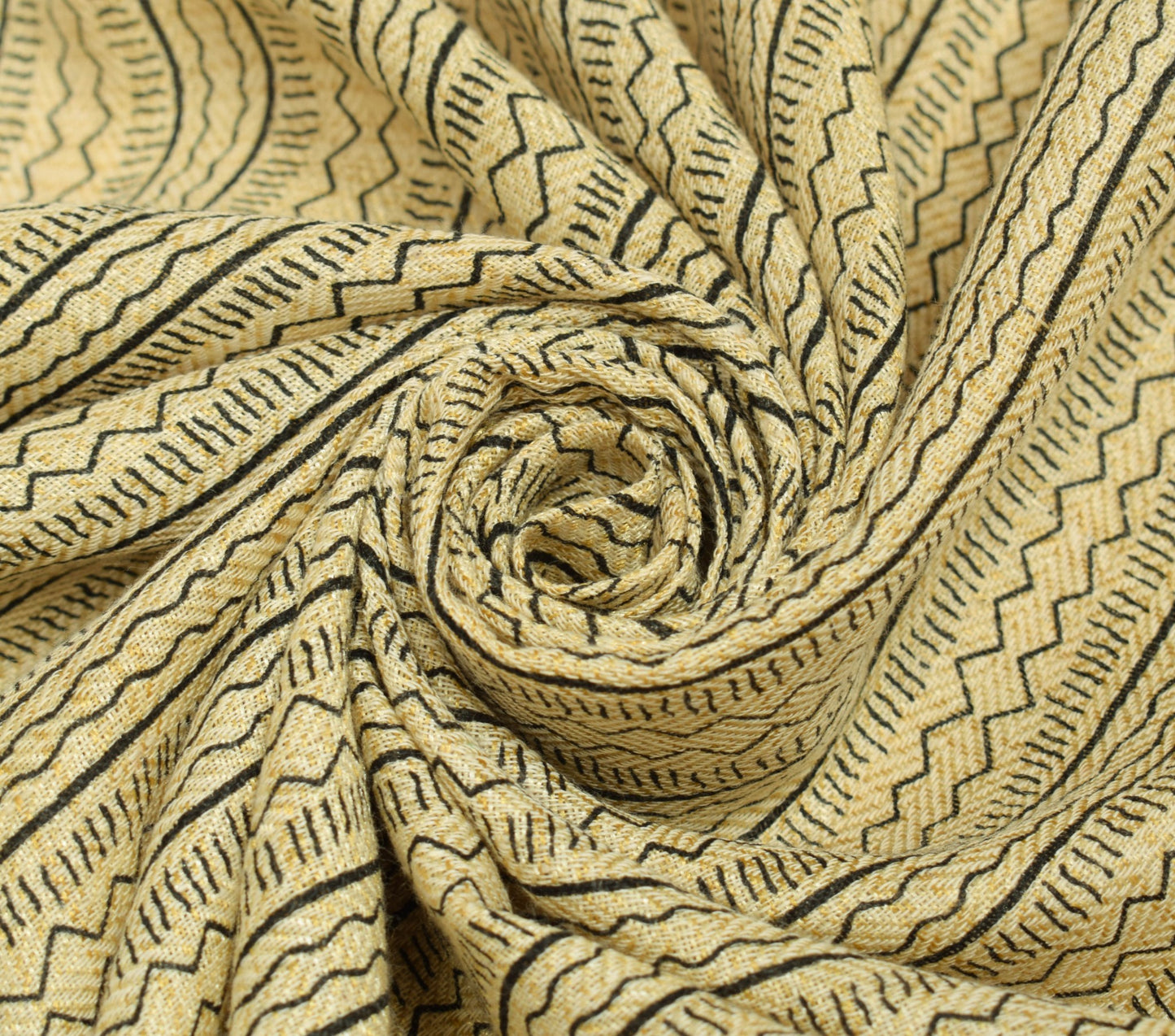 Sushila Vintage Bhagalpuri Madhubani Dupatta 100% Pure Cotton Long Stole Shawl
