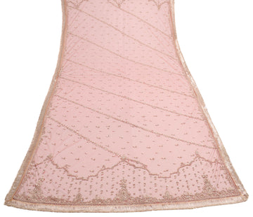 Sushila Vintage Net Mesh Party Wear Heavy Dupatta Hand Beaded Zardozi Long Stole