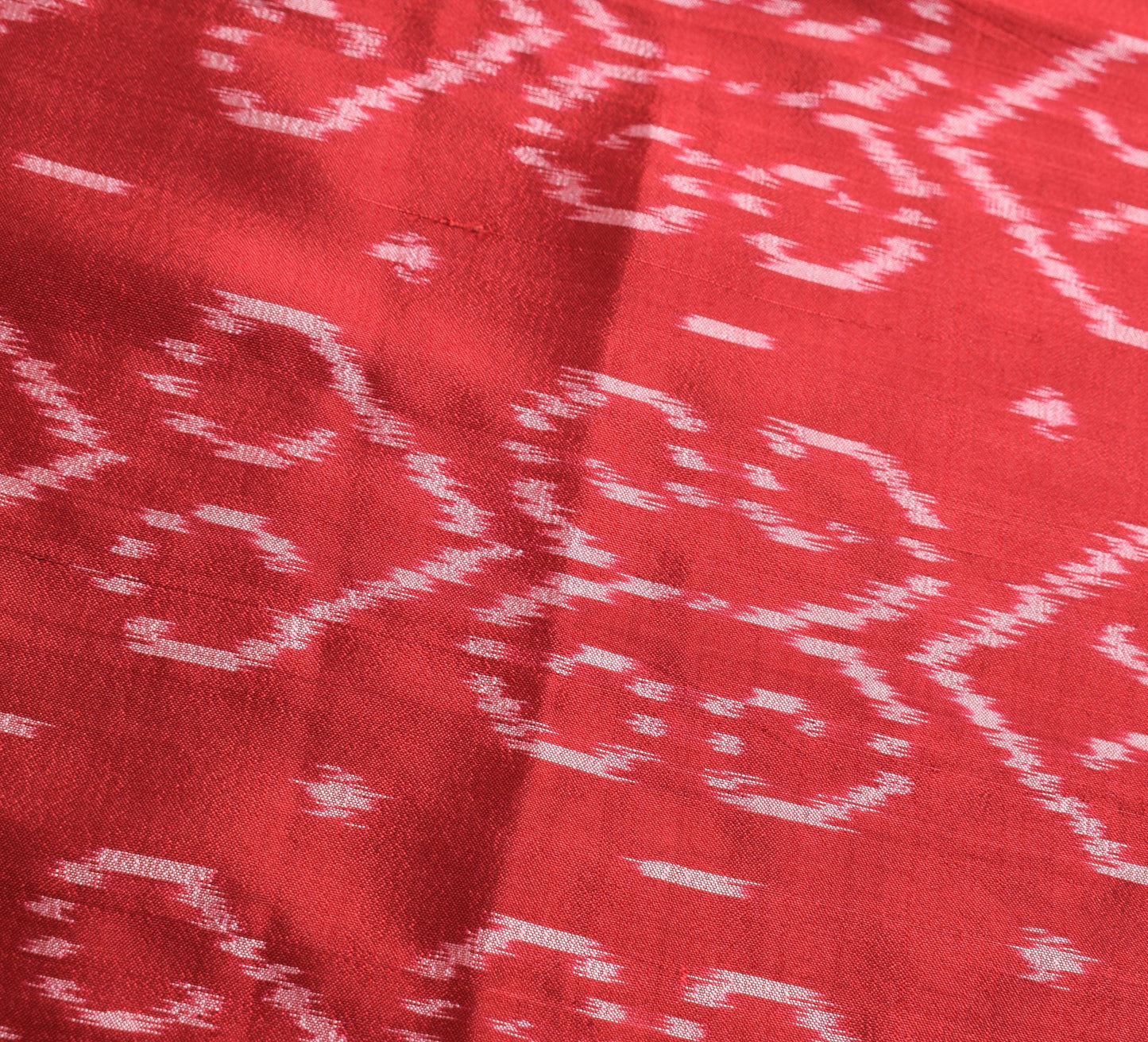 Sushila Vintage Maroon Ikat Dupatta Pure Silk Hans Woven Soft  Long Stole Scarve