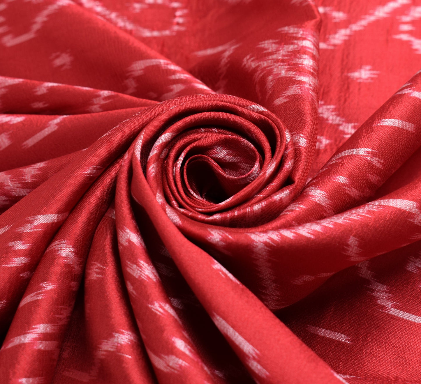 Sushila Vintage Maroon Ikat Dupatta Pure Silk Hans Woven Soft  Long Stole Scarve