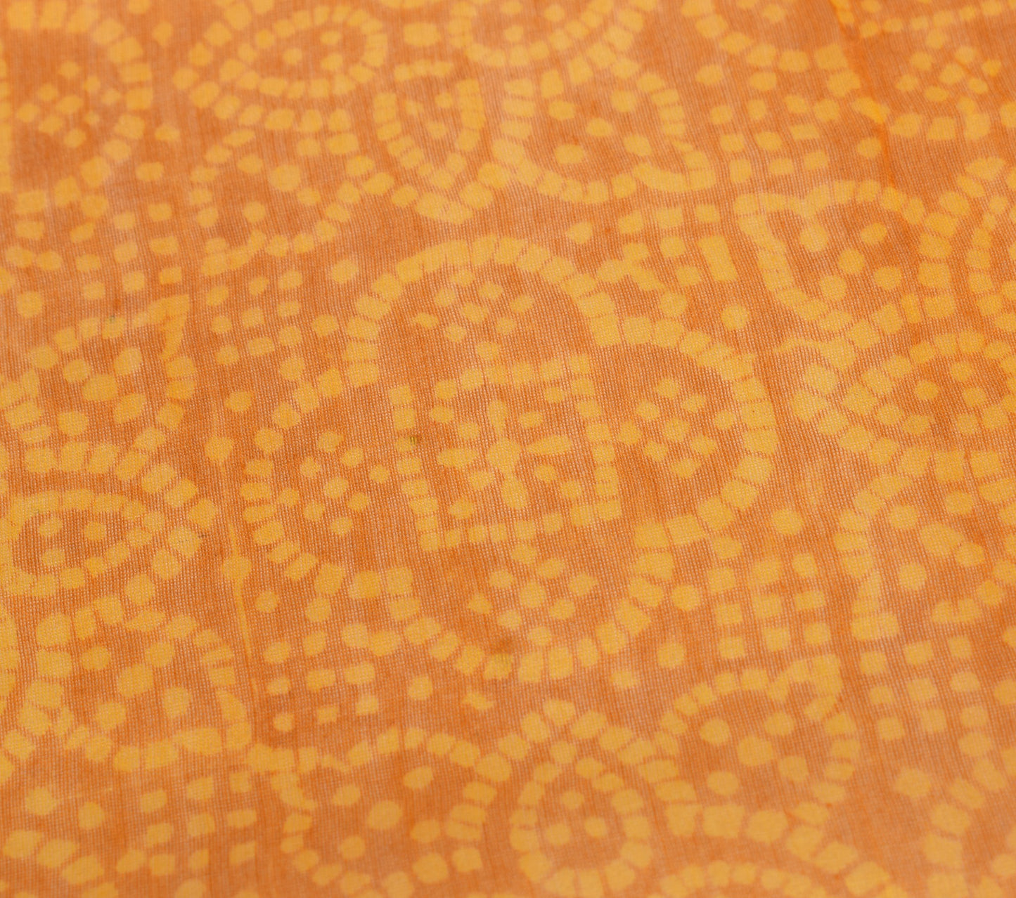 Sushila Vintage Mustard Dupatta Hand Block Printed Pure Cotton Soft Long Stole