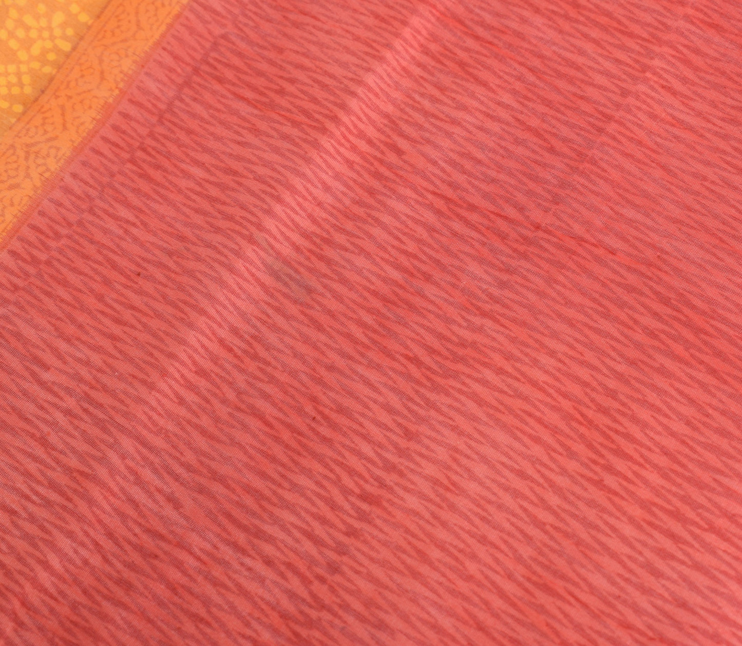 Sushila Vintage Mustard Dupatta Hand Block Printed Pure Cotton Soft Long Stole