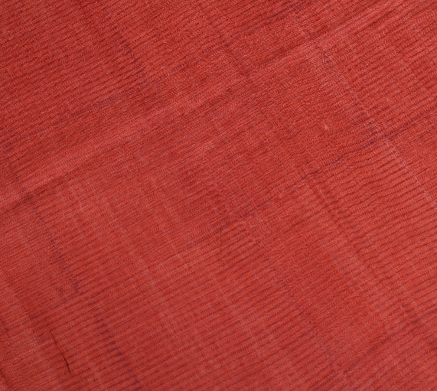 Sushila Vintage Red Dupatta Pure Woolen Hand Block Printed Stripes Long Stole