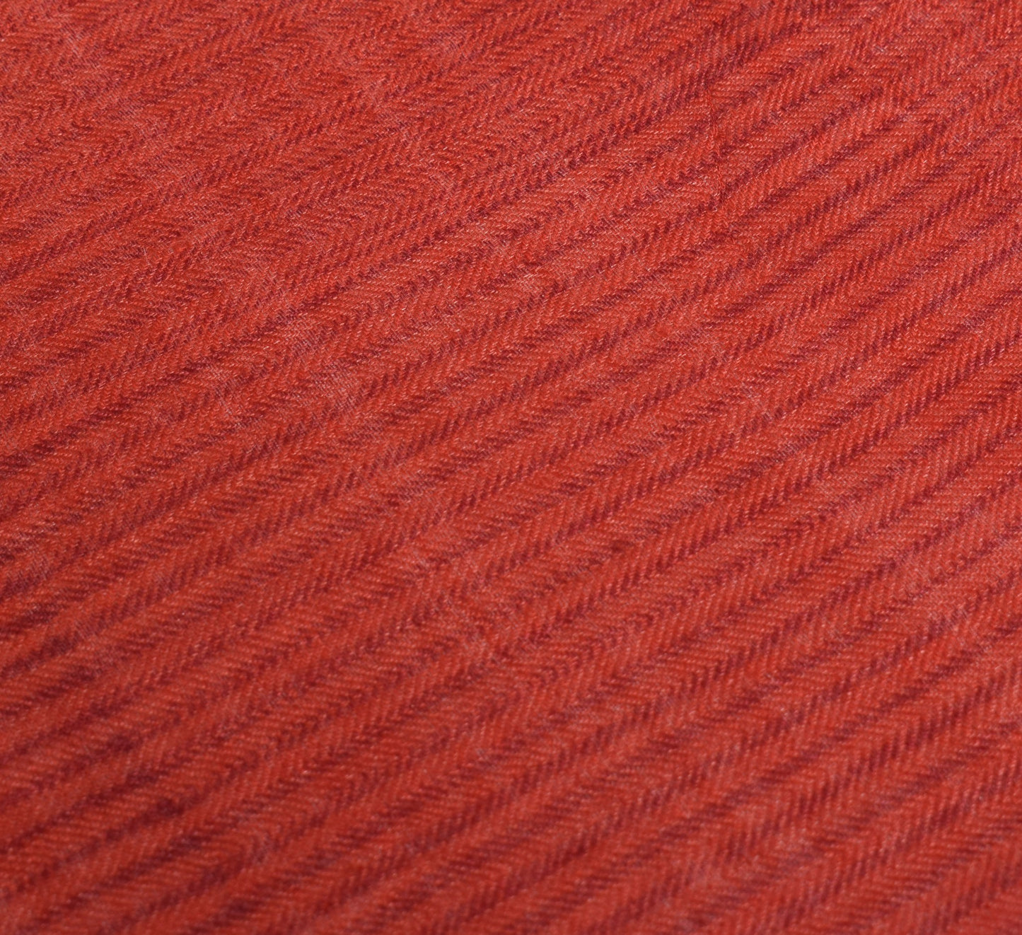 Sushila Vintage Red Dupatta Pure Woolen Hand Block Printed Stripes Long Stole