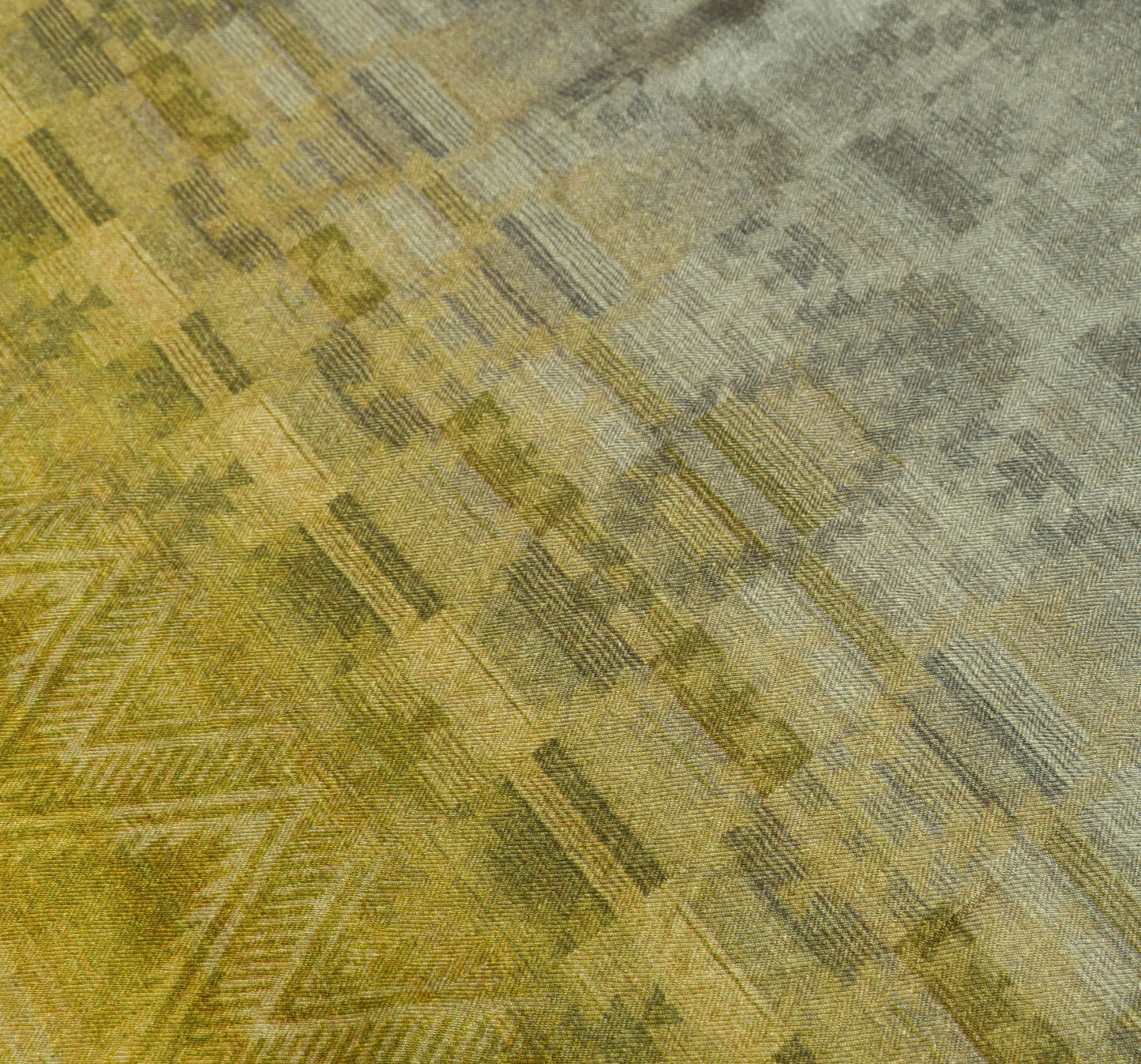 Sushila Vintage Pure Woolen Dupatta Printed Shade of Green Soft Warm Long Stole