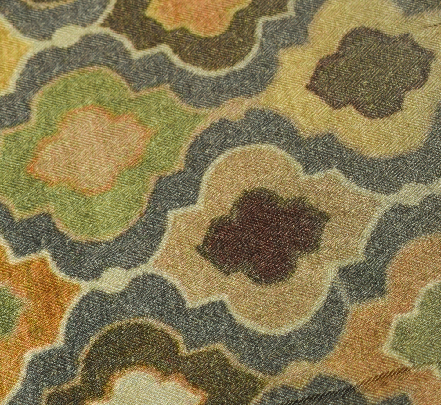 Sushila Vintage Pure Woolen Dupatta Printed Shade of Green Soft Warm Long Stole