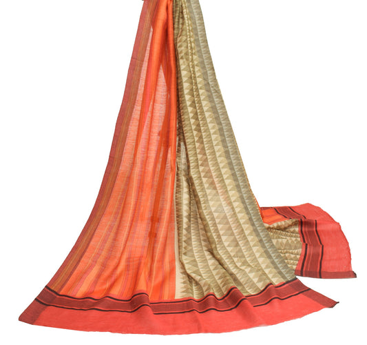 Sushila Vintage Multi-Color Dupatta Pure Woolen Geometrical Printed Long Stole