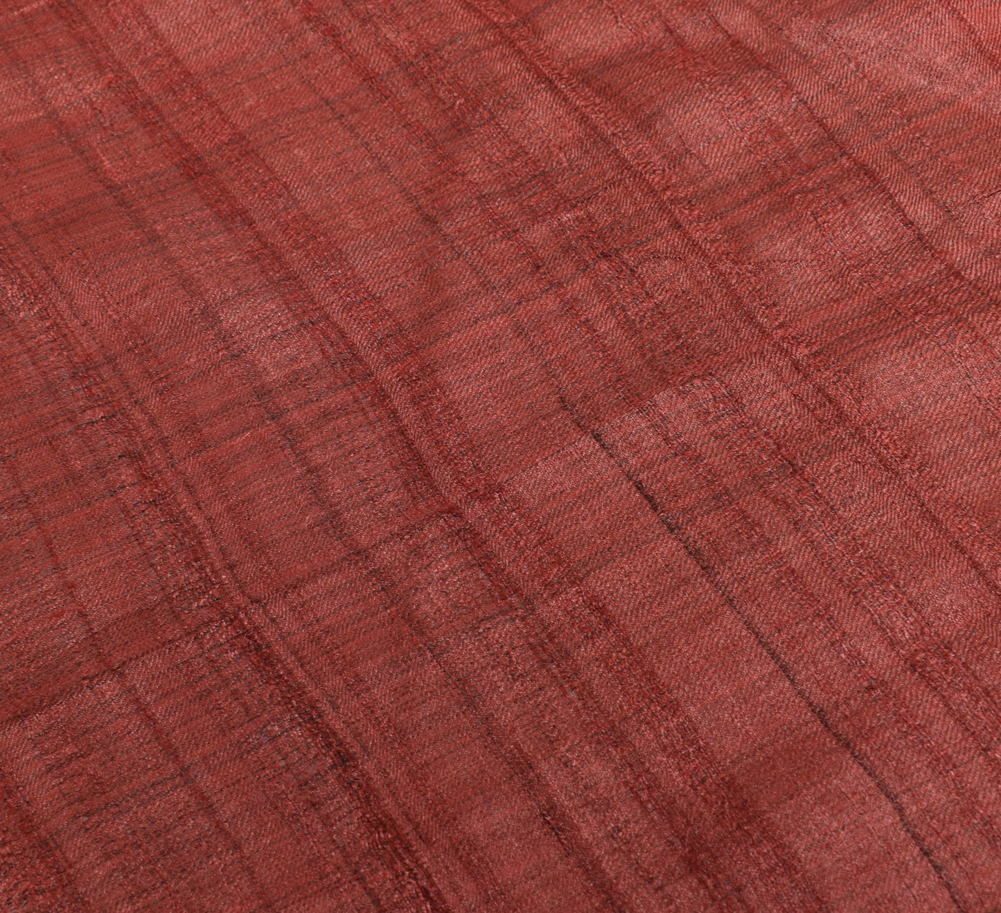 Sushila Vintage Pure khadi Silk Dupatta Maroon Woven Indian Long Stole Scarves