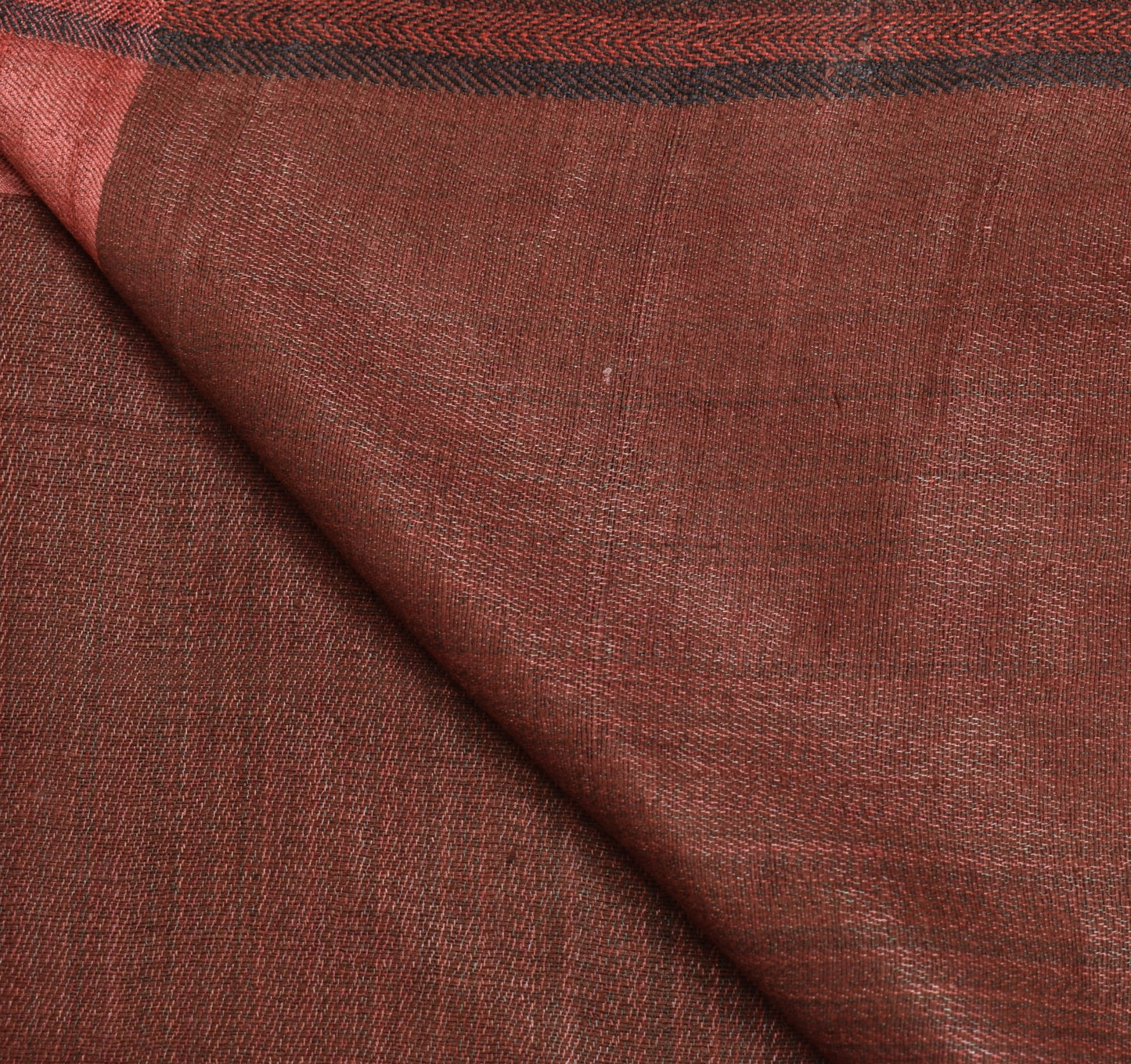 Sushila Vintage Pure khadi Silk Dupatta Maroon Woven Indian Long Stole Scarves