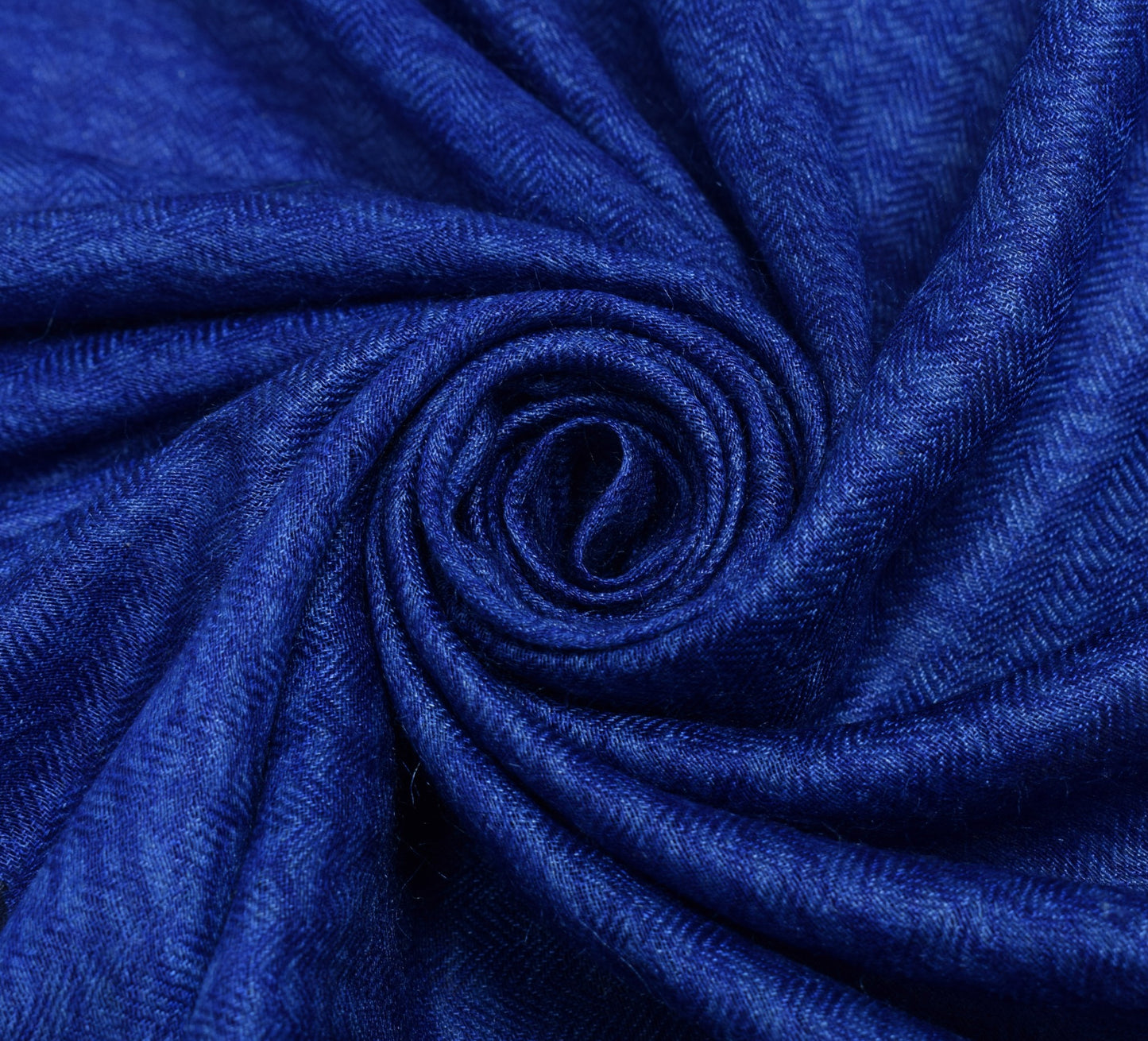 Sushila Vintage Blue Dupatta 100% Pure Woolen Printed Soft Indian Long Stole