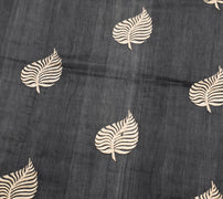 Sushila Vintage Black Dupatta Pure Cotton Embroidered With Patch Work Long Stole
