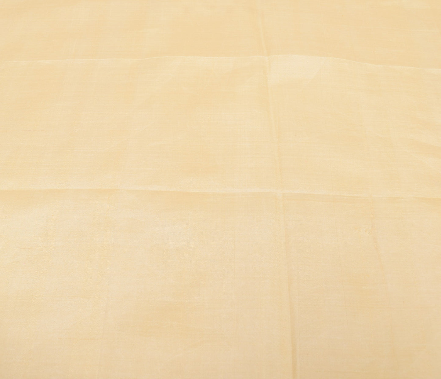 Sushila Vintage Pure Silk Dupatta Hand Woven With Fringe Border Cream Long Stole