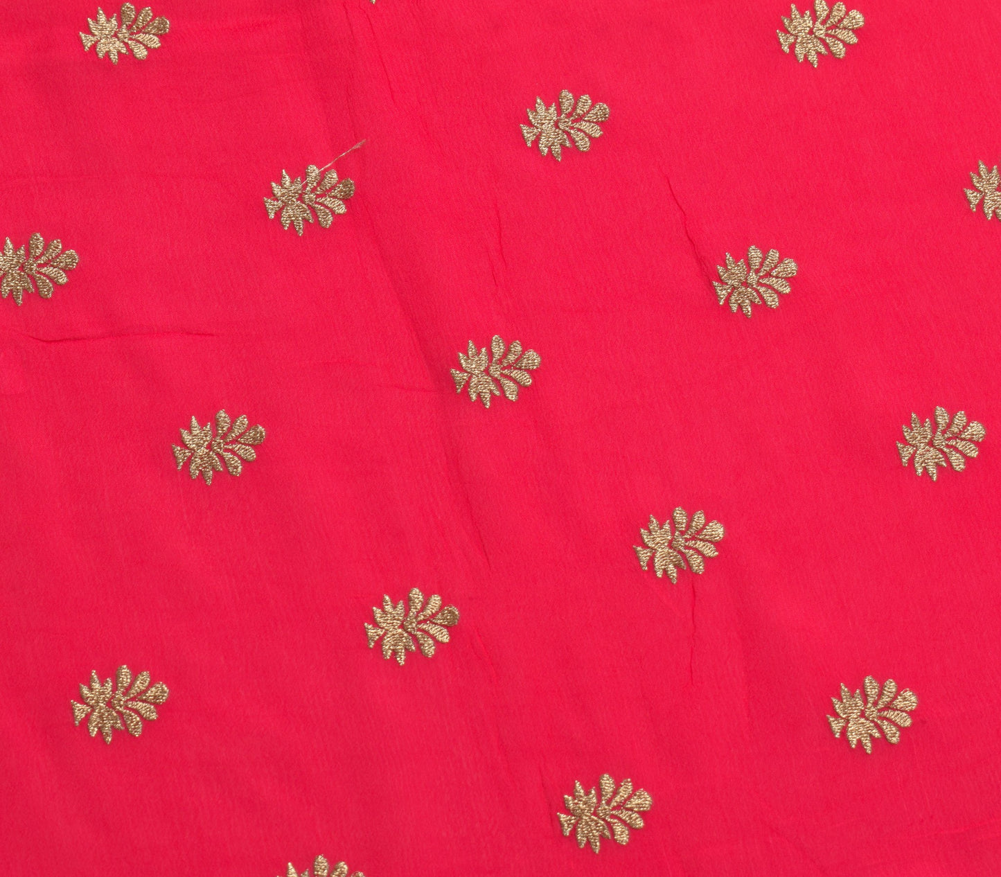 Sushila Vintage Dark Magenta Saree 100% Pure Silk Zari Embroidered Sari Fabric