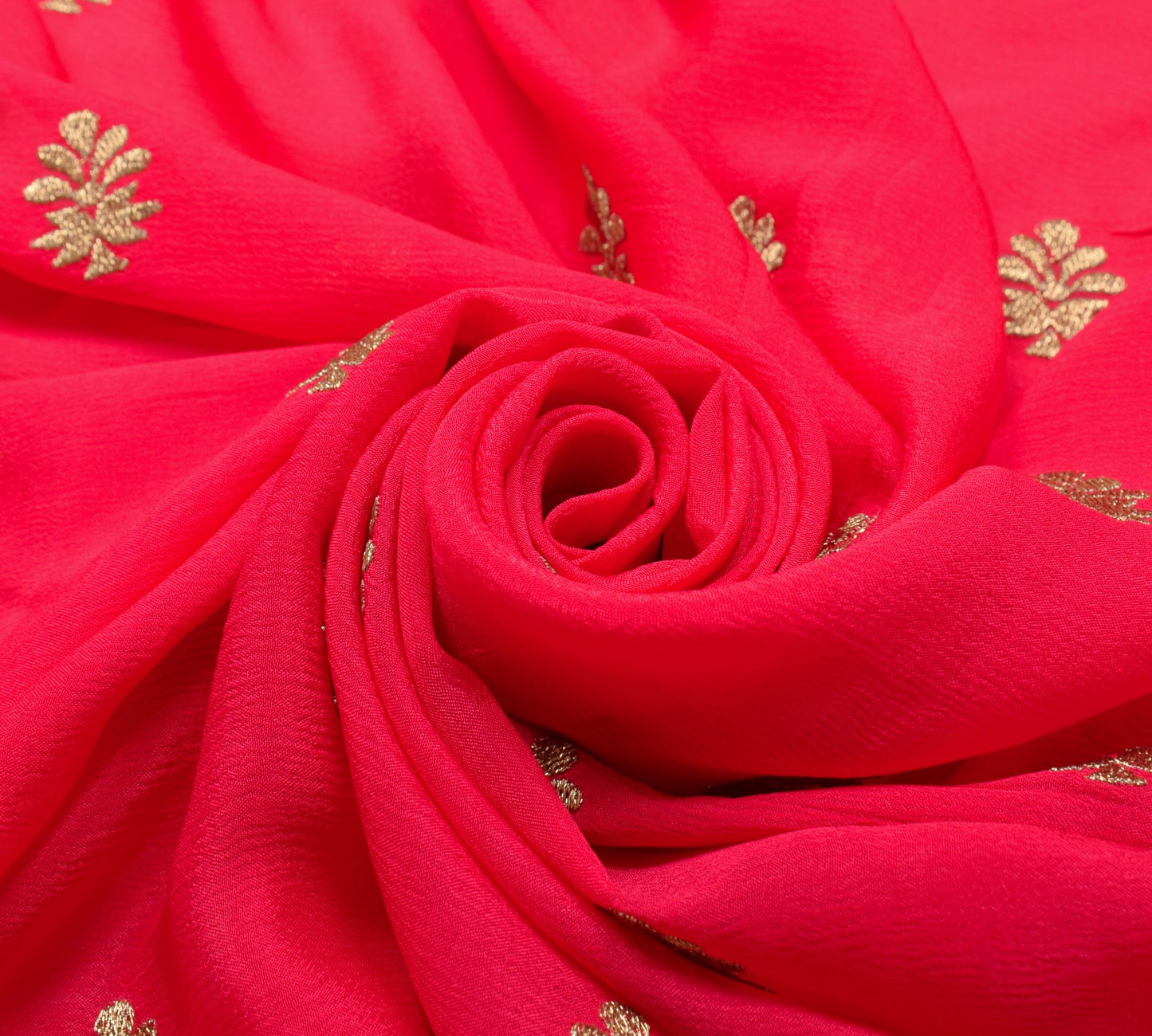 Sushila Vintage Dark Magenta Saree 100% Pure Silk Zari Embroidered Sari Fabric