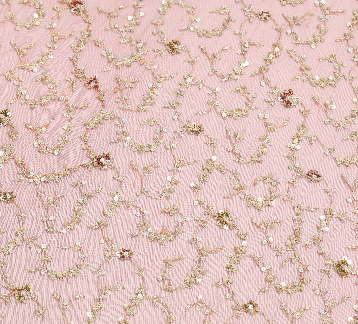 Sushila Vintage Maroon Net Heavy Dupatta Zari Sequins Embellish Ethnic LongStole