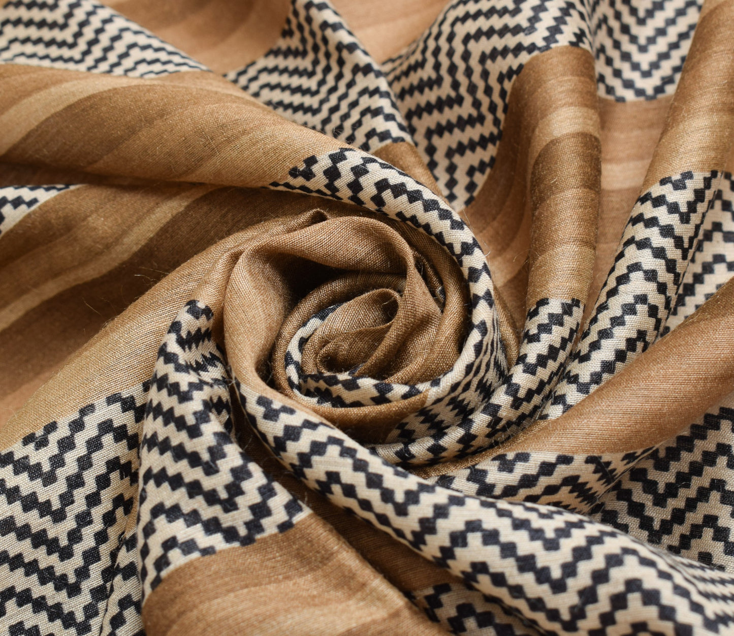 Sushila Vintage Pure Cotton Silk Dupatta Printed & Woven Stripes Soft Long Stole