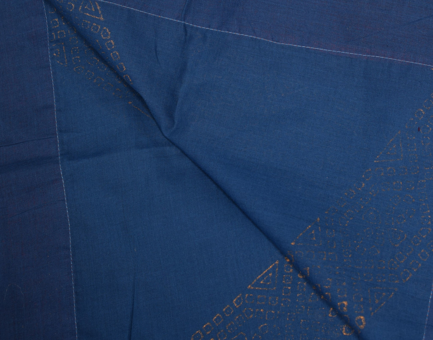 Sushila Vintage Blue Dupatta Pure Cotton Bandhani Printed Handmade Long Stole