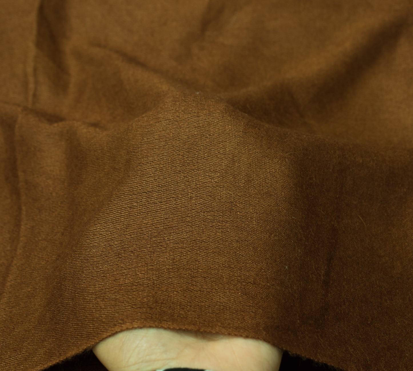 Sushila Vintage Woven Brown Dupatta 100% Pure Wool Soft & Warm Long Shawl/Stole