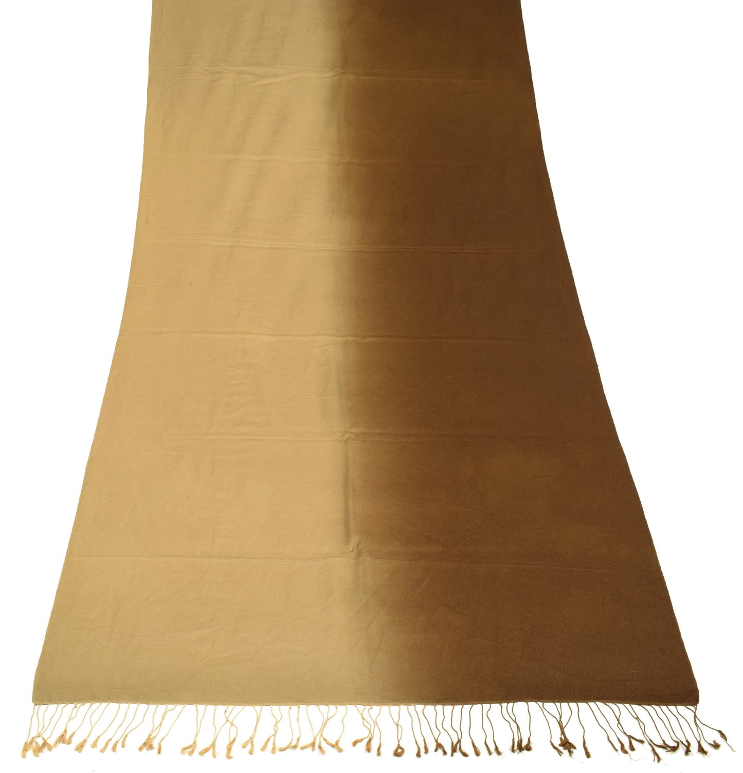 Sushila Vintage Woven Brown Dupatta 100% Pure Wool Soft & Warm Long Shawl/Stole