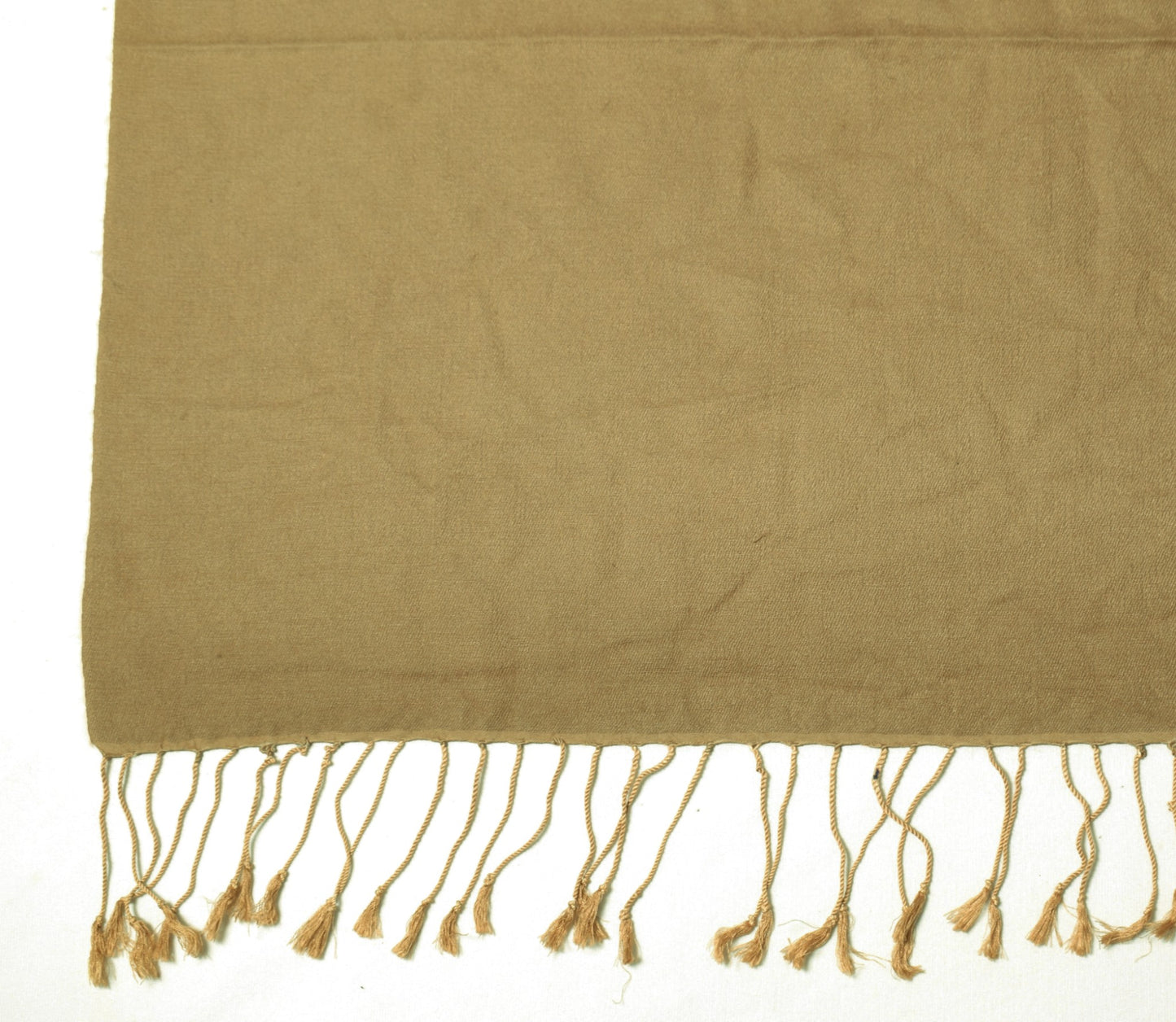 Sushila Vintage Woven Brown Dupatta 100% Pure Wool Soft & Warm Long Shawl/Stole