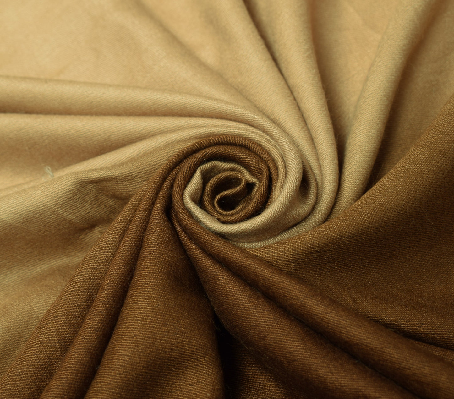 Sushila Vintage Woven Brown Dupatta 100% Pure Wool Soft & Warm Long Shawl/Stole