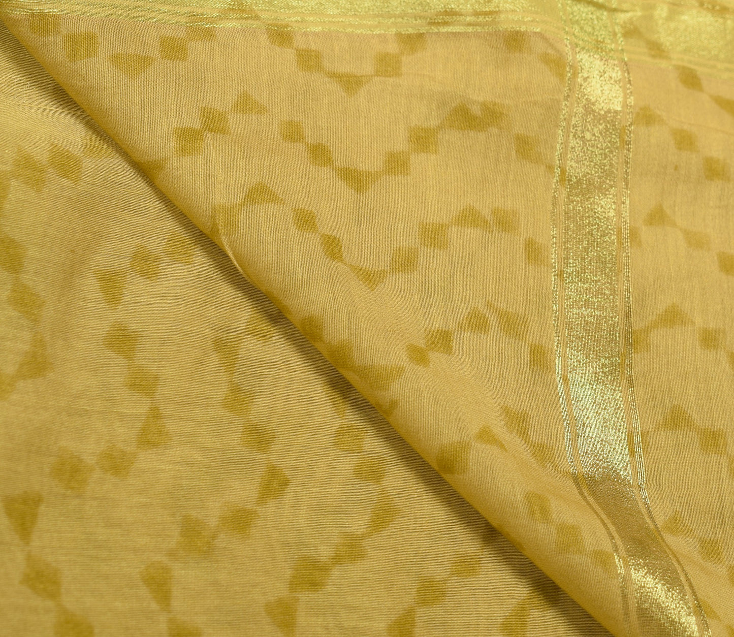 Sushila Vintage White Dupatta Pure Cotton Silk Hand Block Printed Long Stole