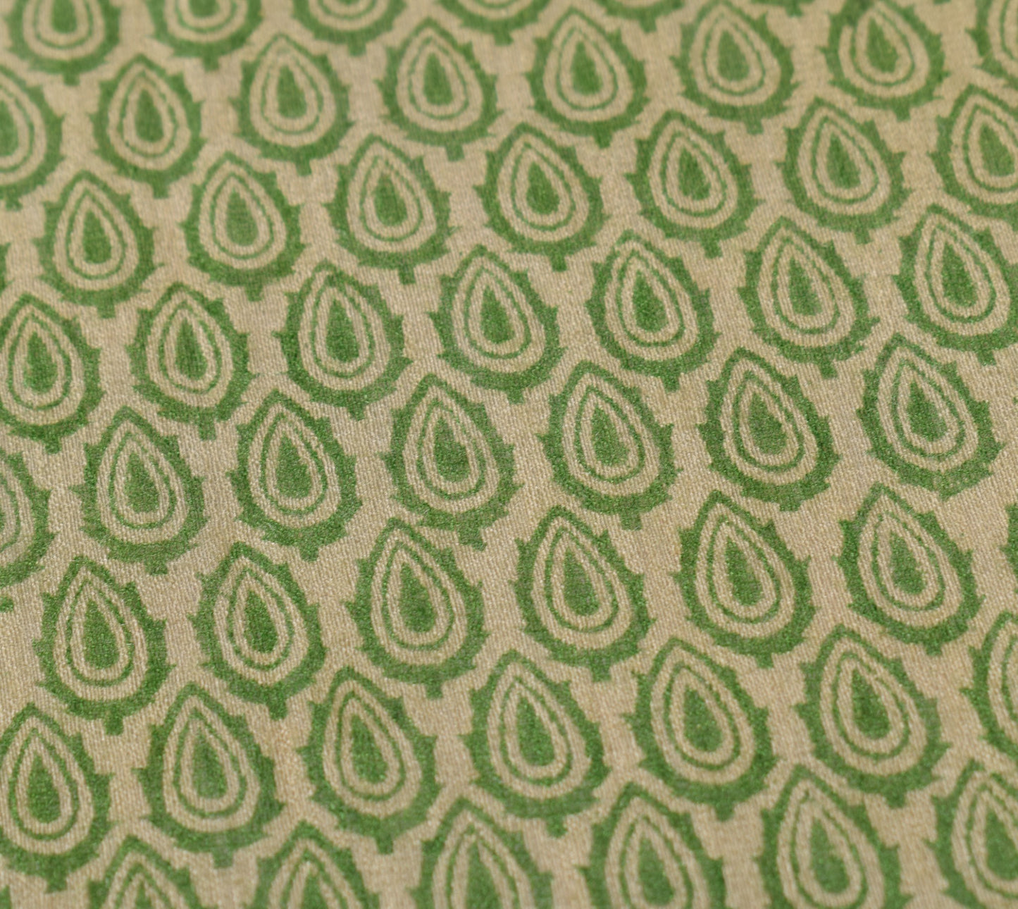 Sushila Vintage Cream Dupatta Pure Woolen Hand Block Printed Long Stole Shawl