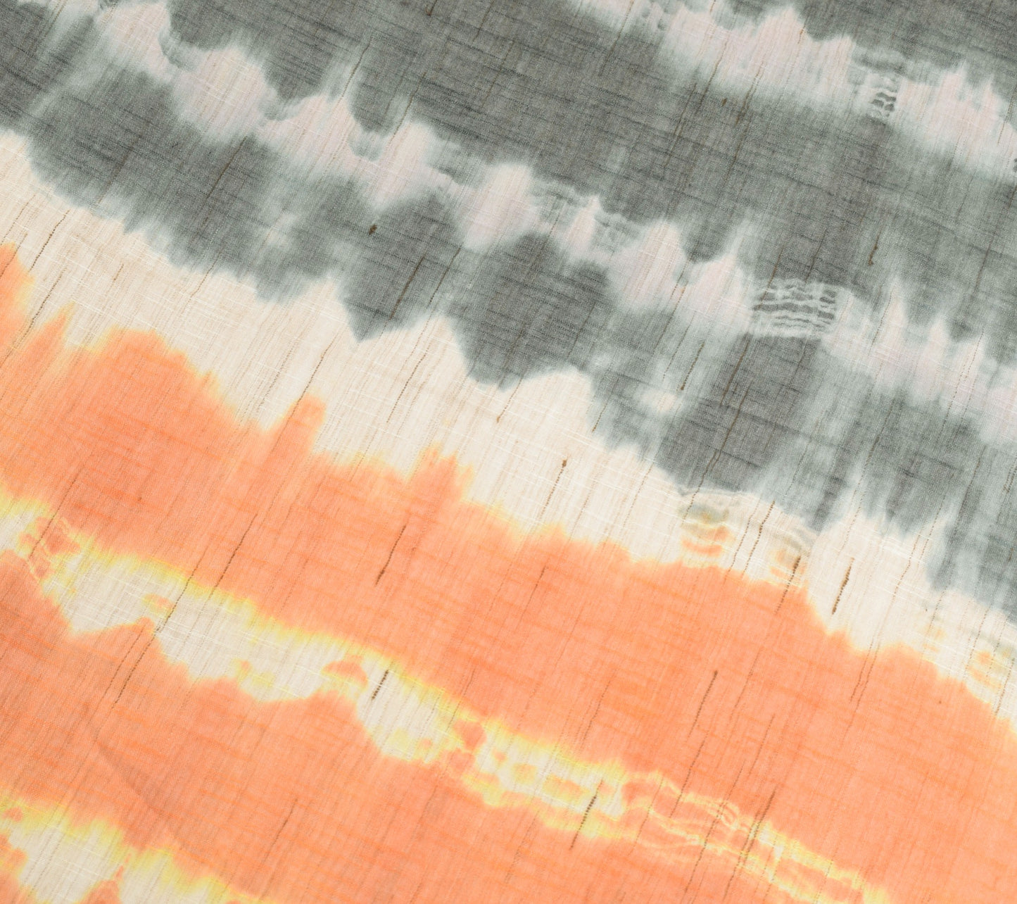 Sushila Vintage Tie-Dye Dupatta Pure Linen Stripes Printed & Woven Long Stole