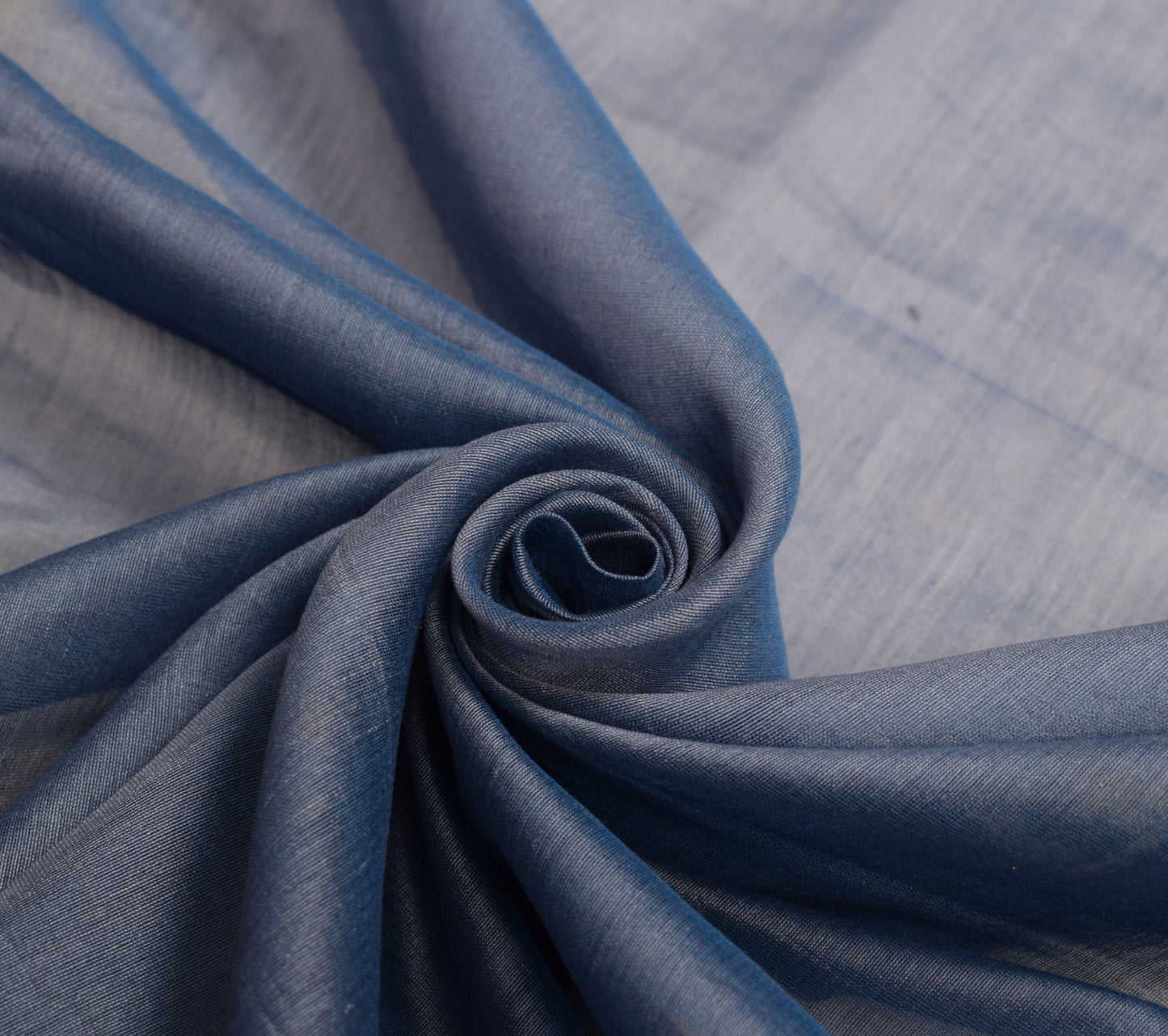 Sushila Vintage Grayish Blue Dupatta Pure Cotton Silk BRANDED Printed Long Stole