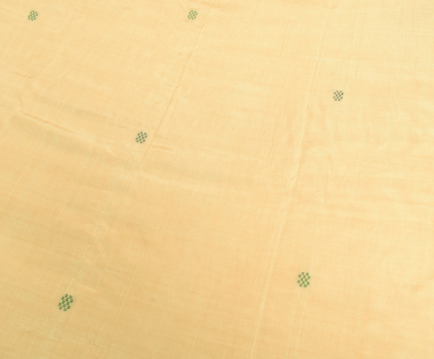 Sushila Vintage Beige Ikat Dupatta 100%Pure Cotton Hand Woven Long Stole Scarves