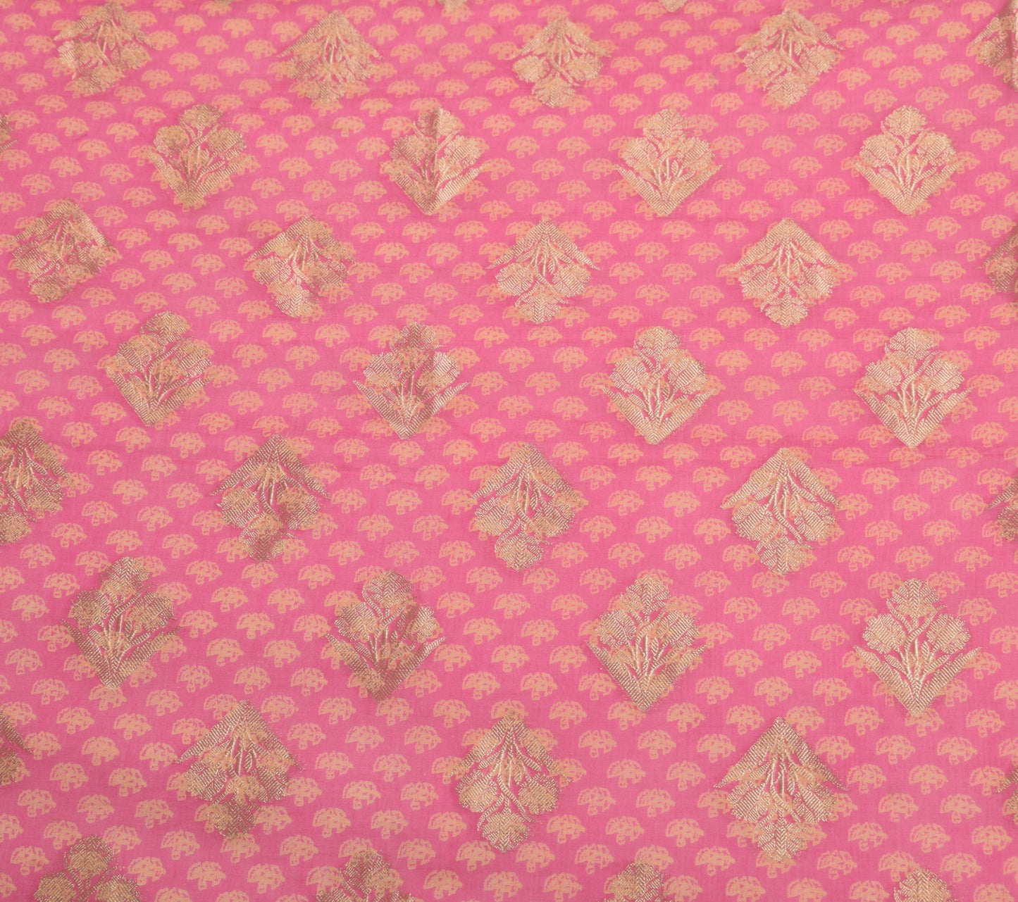 Sushila Vintage Pink Floral Dupatta Woven Printed Pure Cotton Fancy Long Stole
