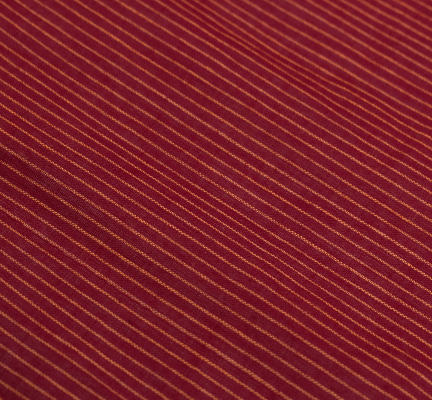 Sushila Vintage Maroon Pure Cotton  Dupatta Hand Woven Stripes Indian Long Stole