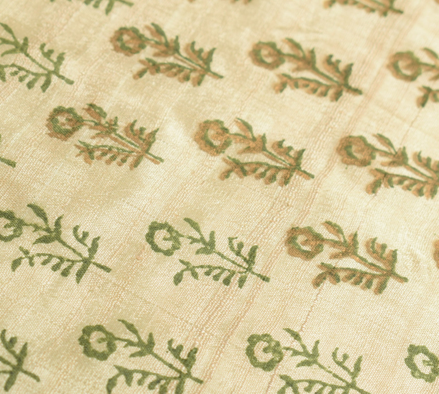 Sushila Vintage Cream Dupatta 100% Pure Rayon Hand Block Printed Long Stole Wrap