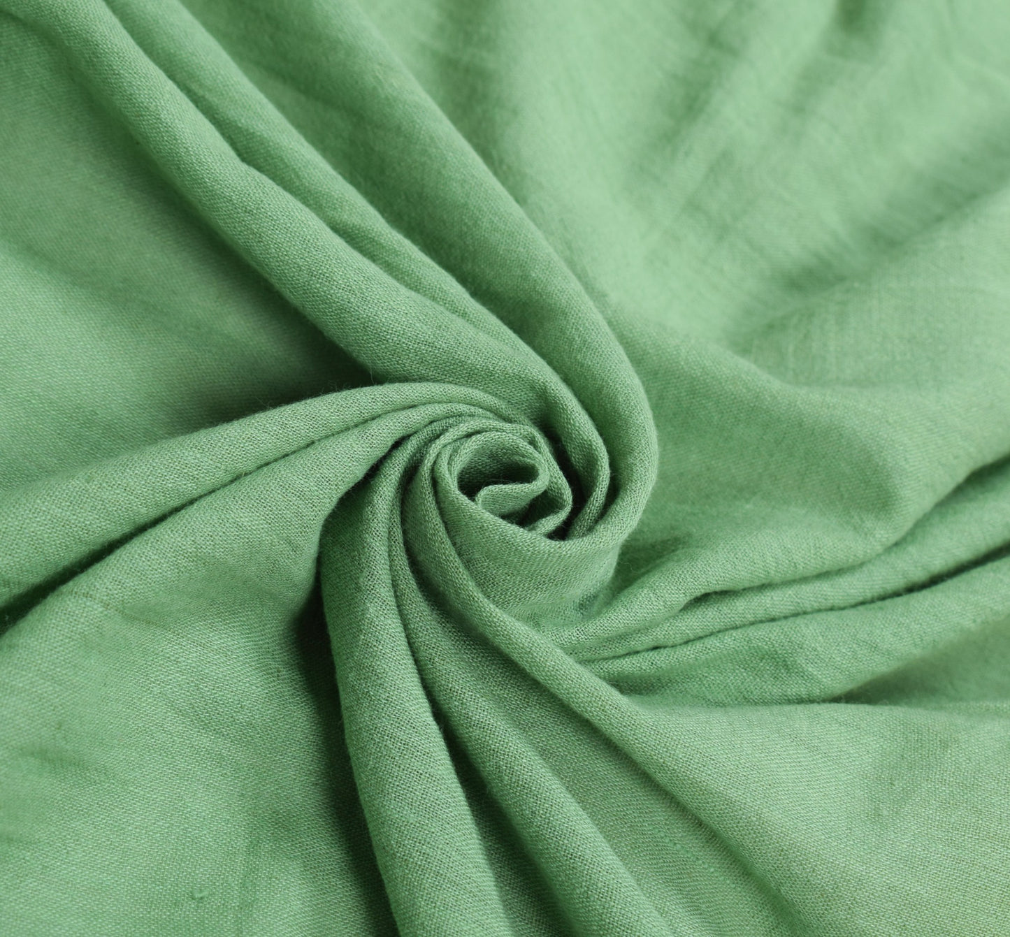 Sushila Vintage Green BRANDED Dupatta 100%Pure Cotton Handmade Kantha Long Stole