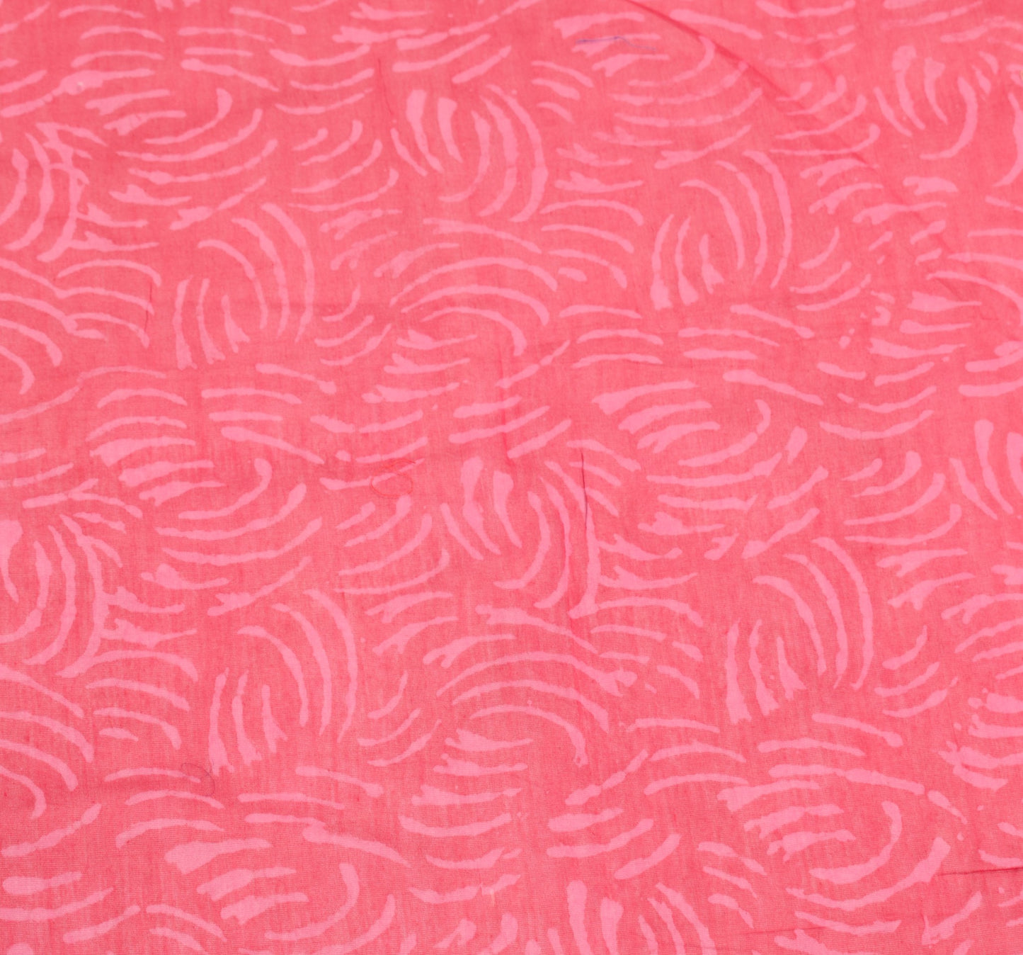 Sushila Vintage Batik Printed Dupatta Pure Cotton Silk Pink Long Stole Hijab