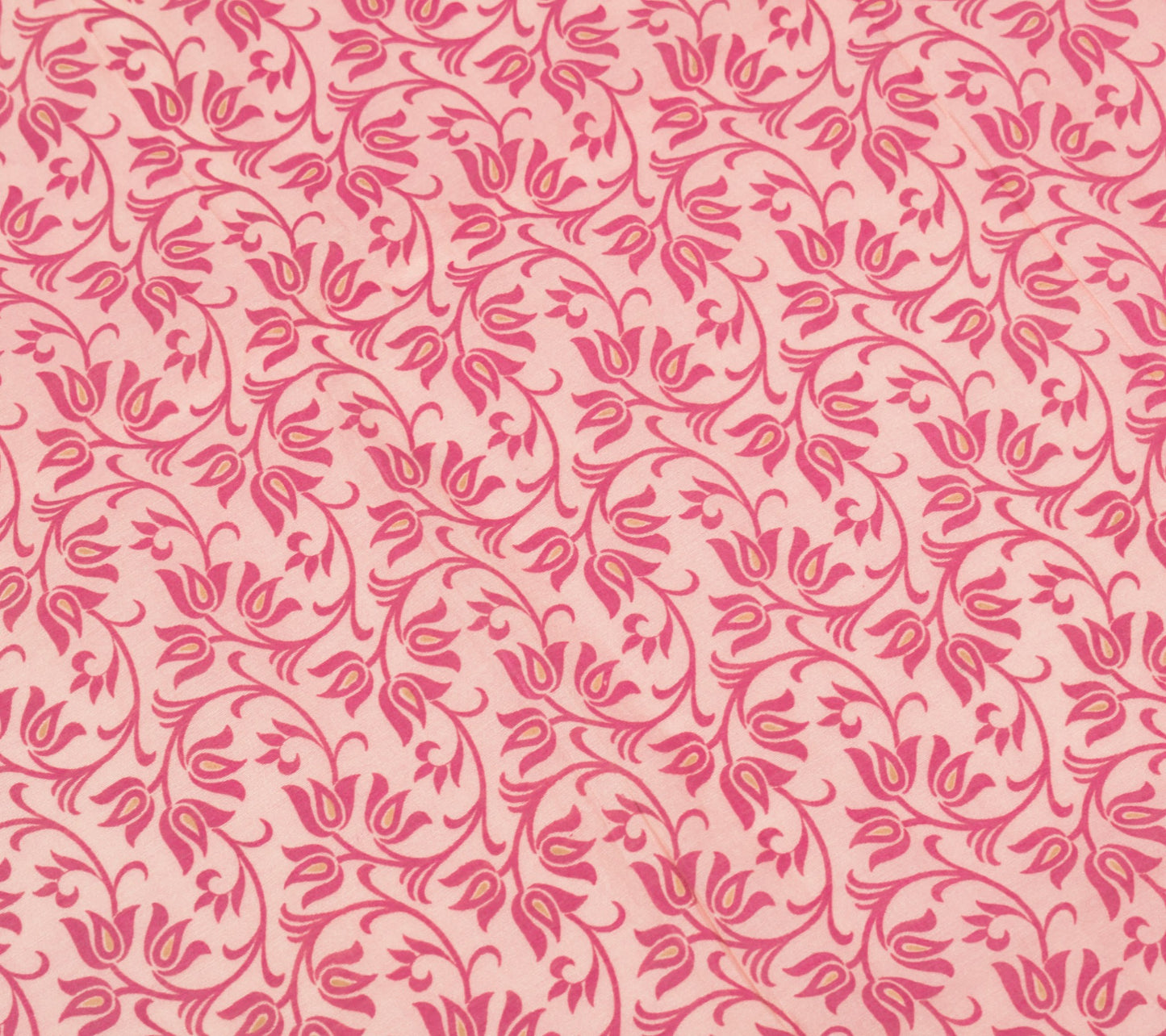 Sushila Vintage Light Pink Floral Dupatta Pure Cotton Silk Printed Long Stole