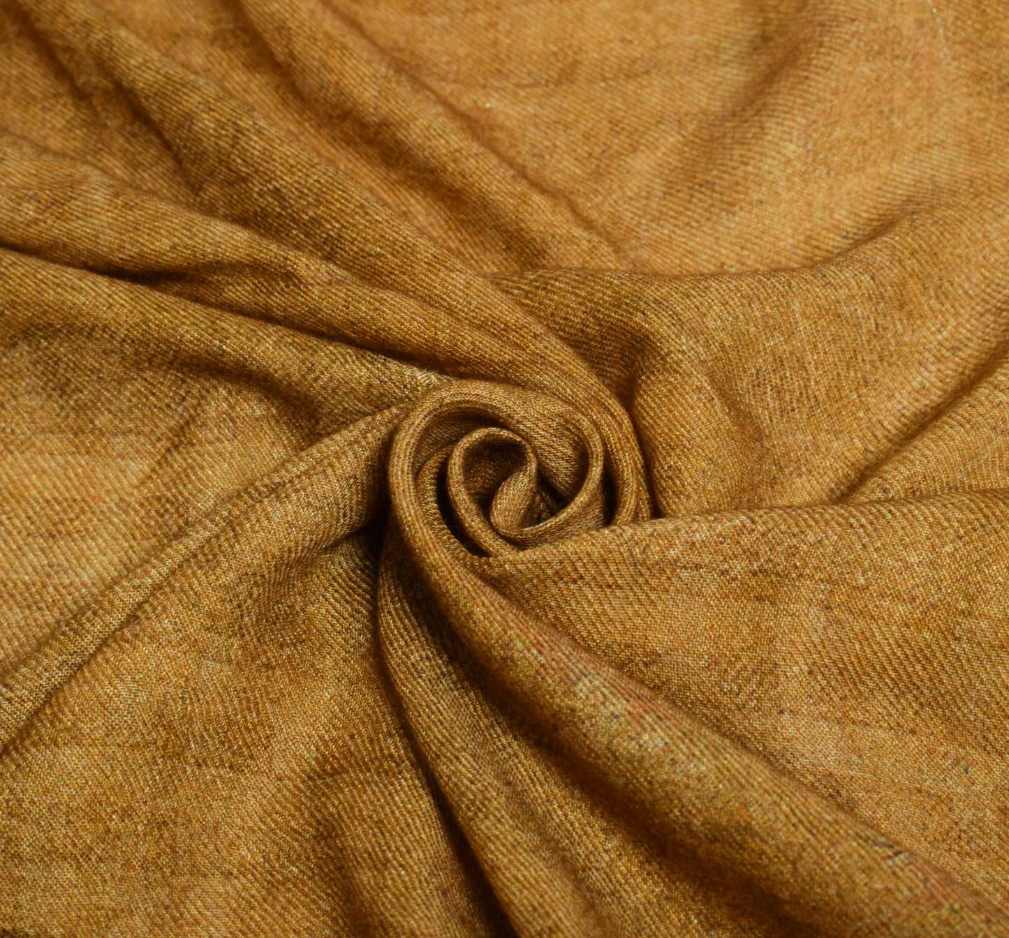 Sushila Vintage Pure Viscose Rayon Dupatta Mustard Printed Soft Wrap Long Stole