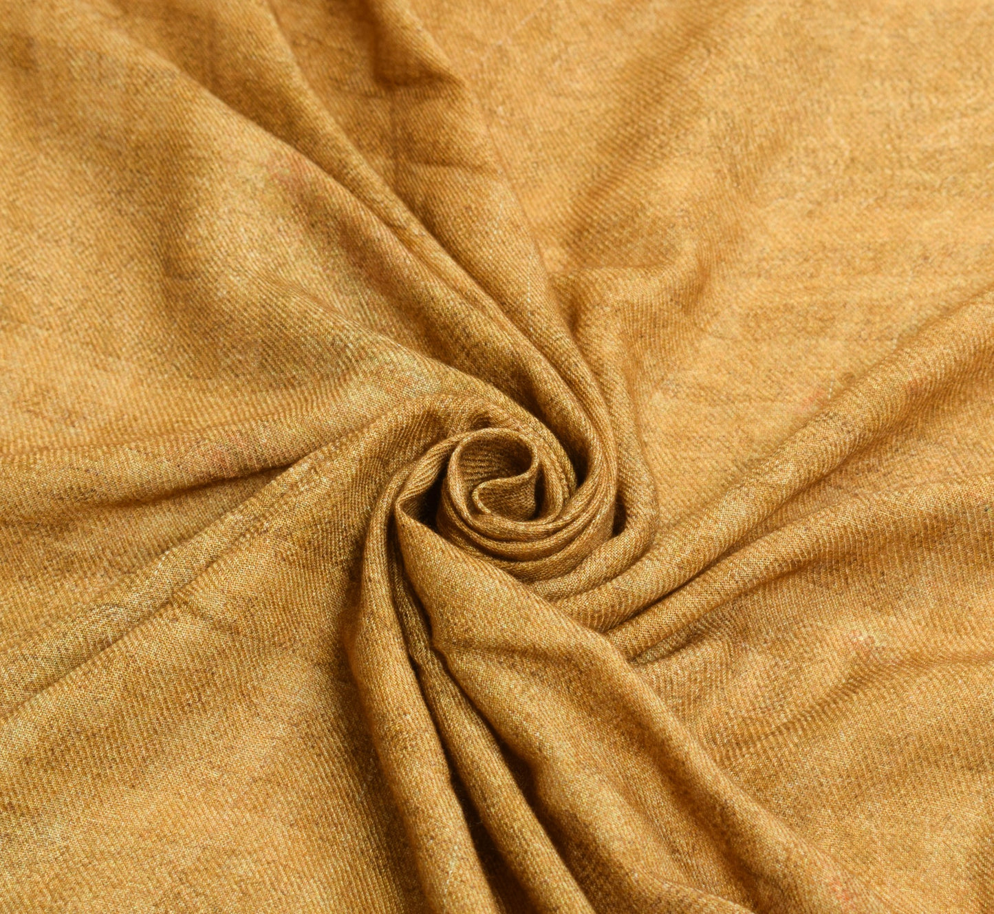 Sushila Vintage Pure Viscose Rayon Dupatta Mustard Printed Soft Wrap Long Stole