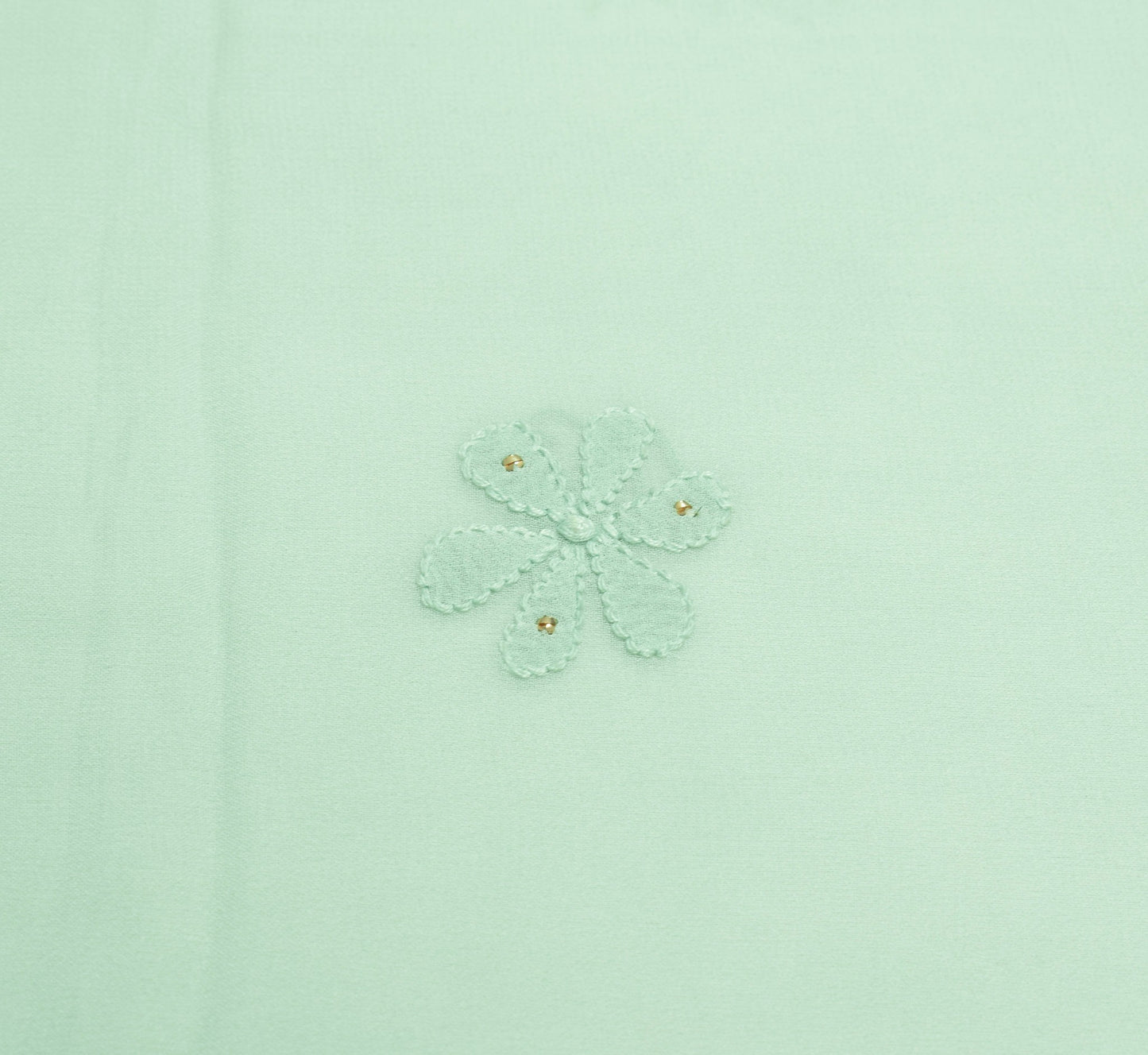 Sushila Vintage Lucknow Chikankari Dupatta Pure Georgette Silk Floral Long Stole