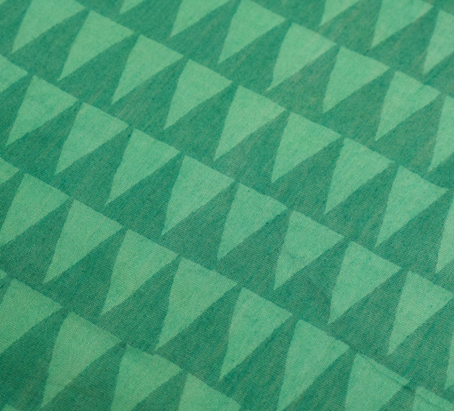 Sushila Vintage Hand Block Printed Dupatta Pure Cotton Teal Green Long Stole