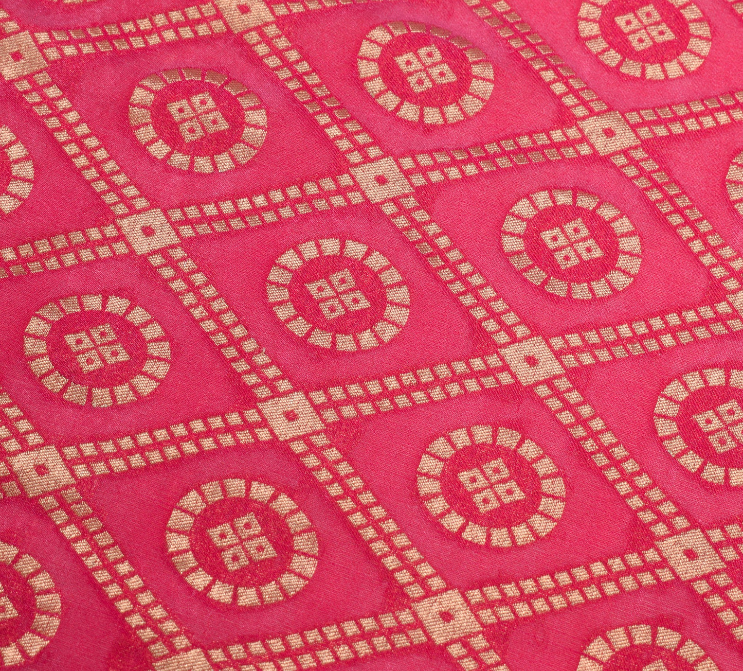 Sushila Vintage Magenta Banarasi Dupatta Art Silk Zari Brocade Ethnic Long Stole