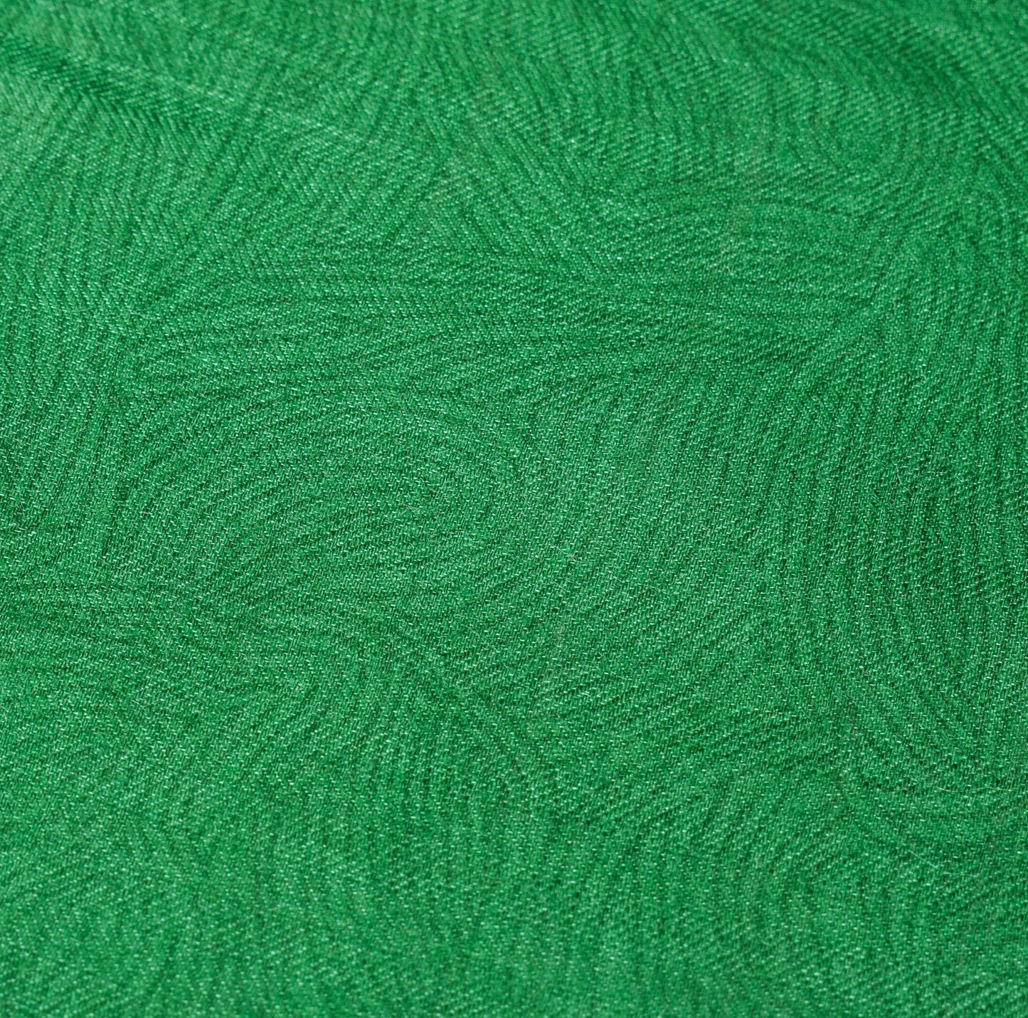 Sushila Vintage Green Printed Dupatta 100% Pure Woolen Soft Shawl Long Stole