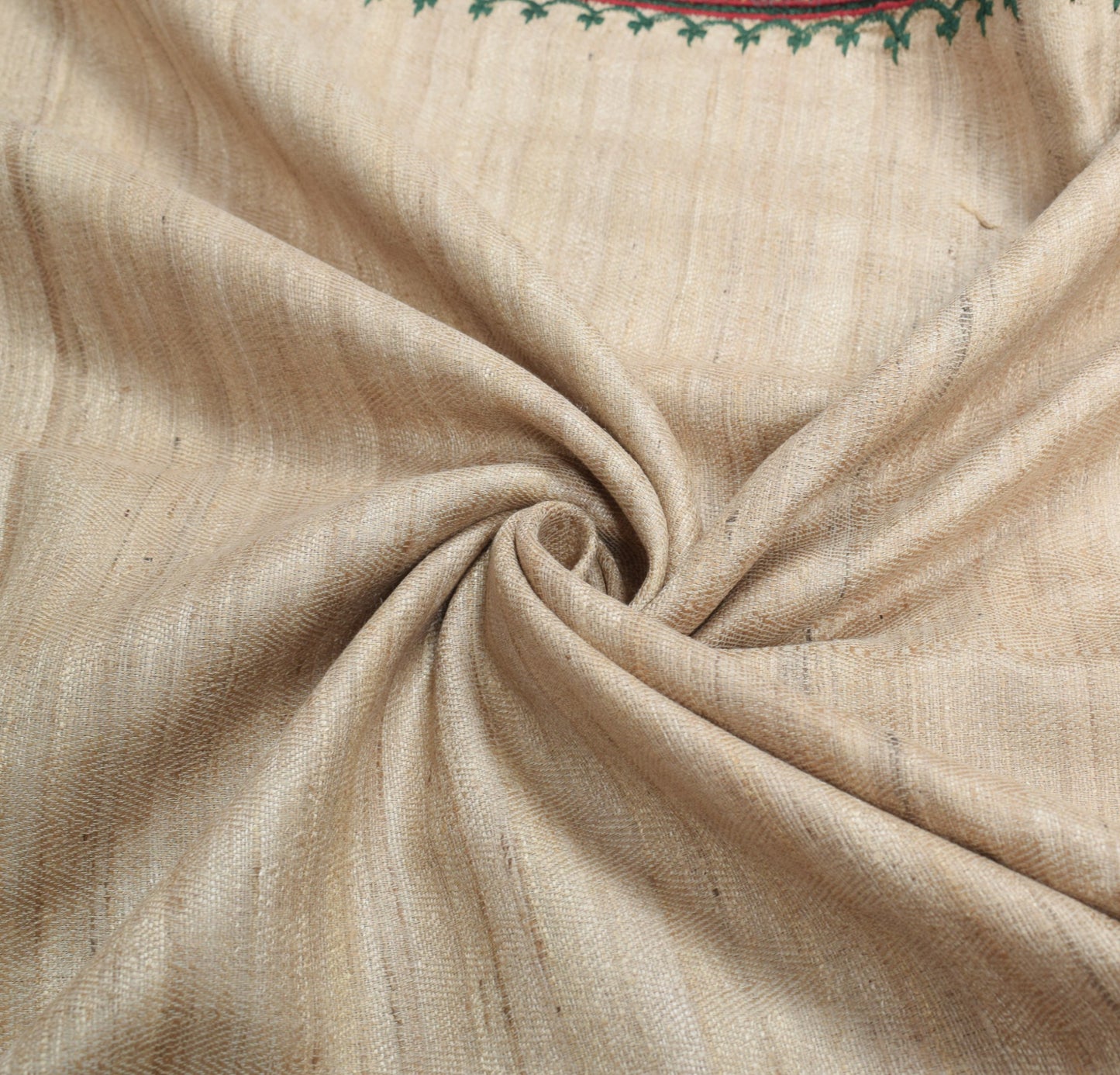 Sushila Vintage Brown Dupatta 100% Pure Khadi Patch Work Premium Long Stole Wrap