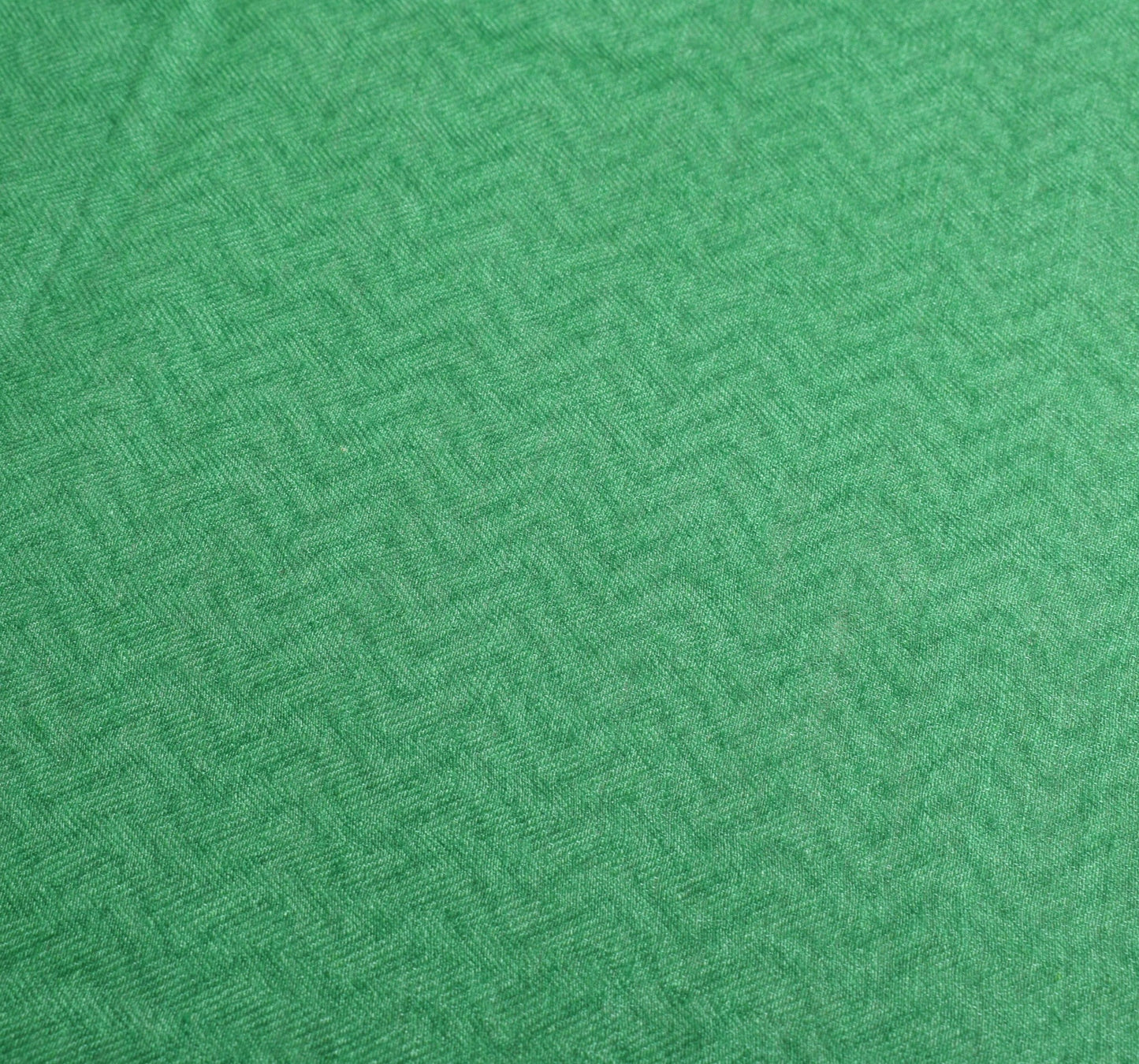 Sushila Vintage Green Dupatta Zig-Zag Pure Woolen Zig-Zag Print Soft Long Stole