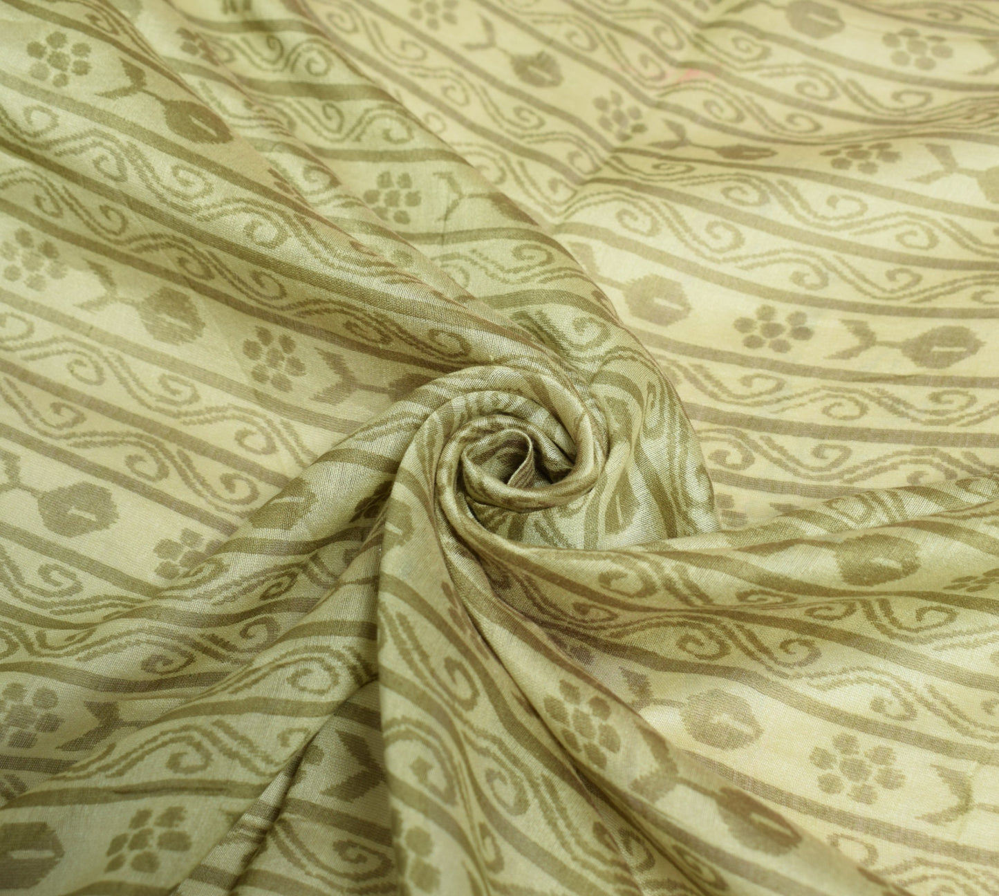 Sushila Vintage Pure Cotton Dupatta Printed Green Black Daily Wear Long Stole
