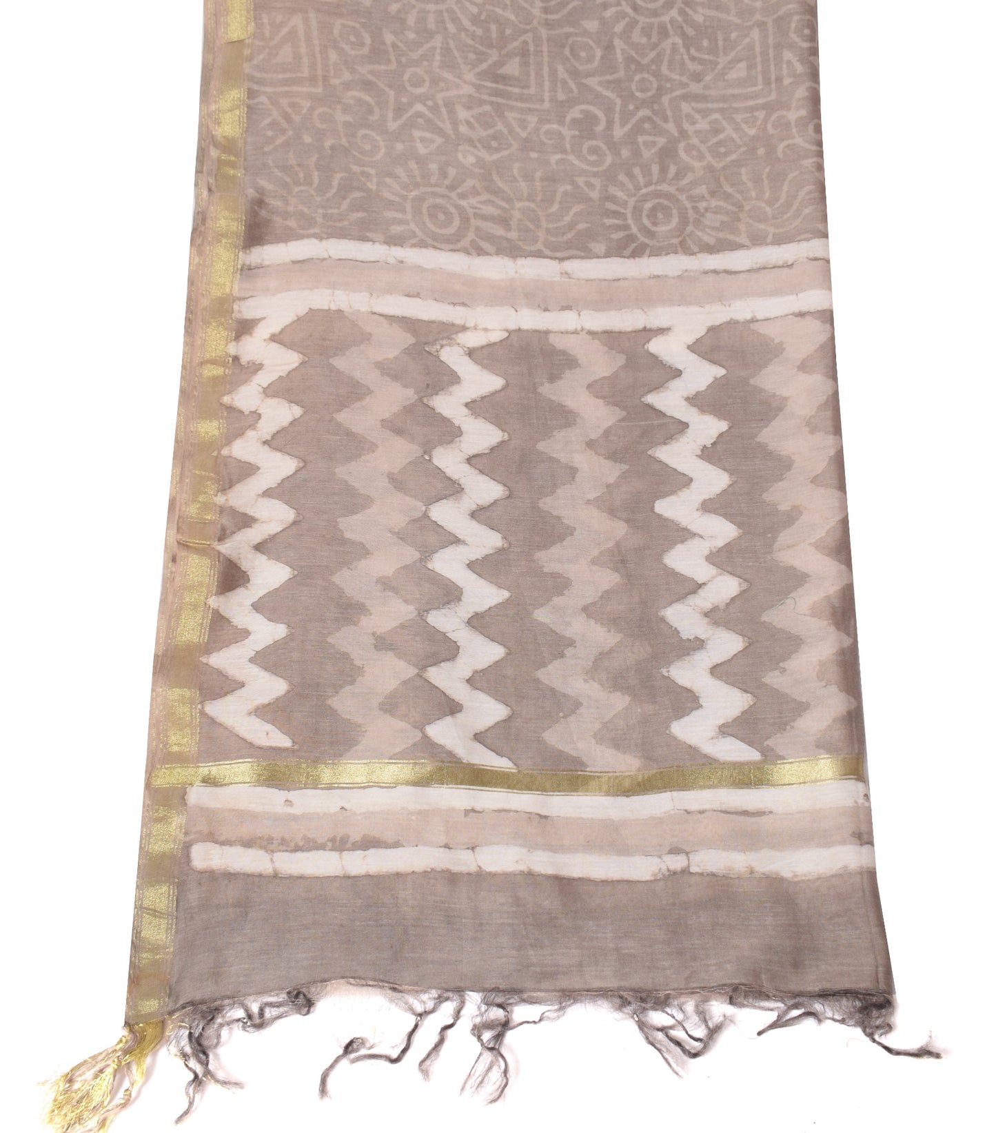 Sushila Vintage Printed & Woven Dupatta Pure Cotton Silk soft Indian Long Stole