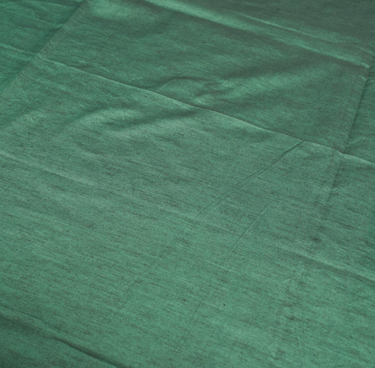 Sushila Vintage Green Handloom Dupatta Pure Cotton Silk Narayanpet Long Stole