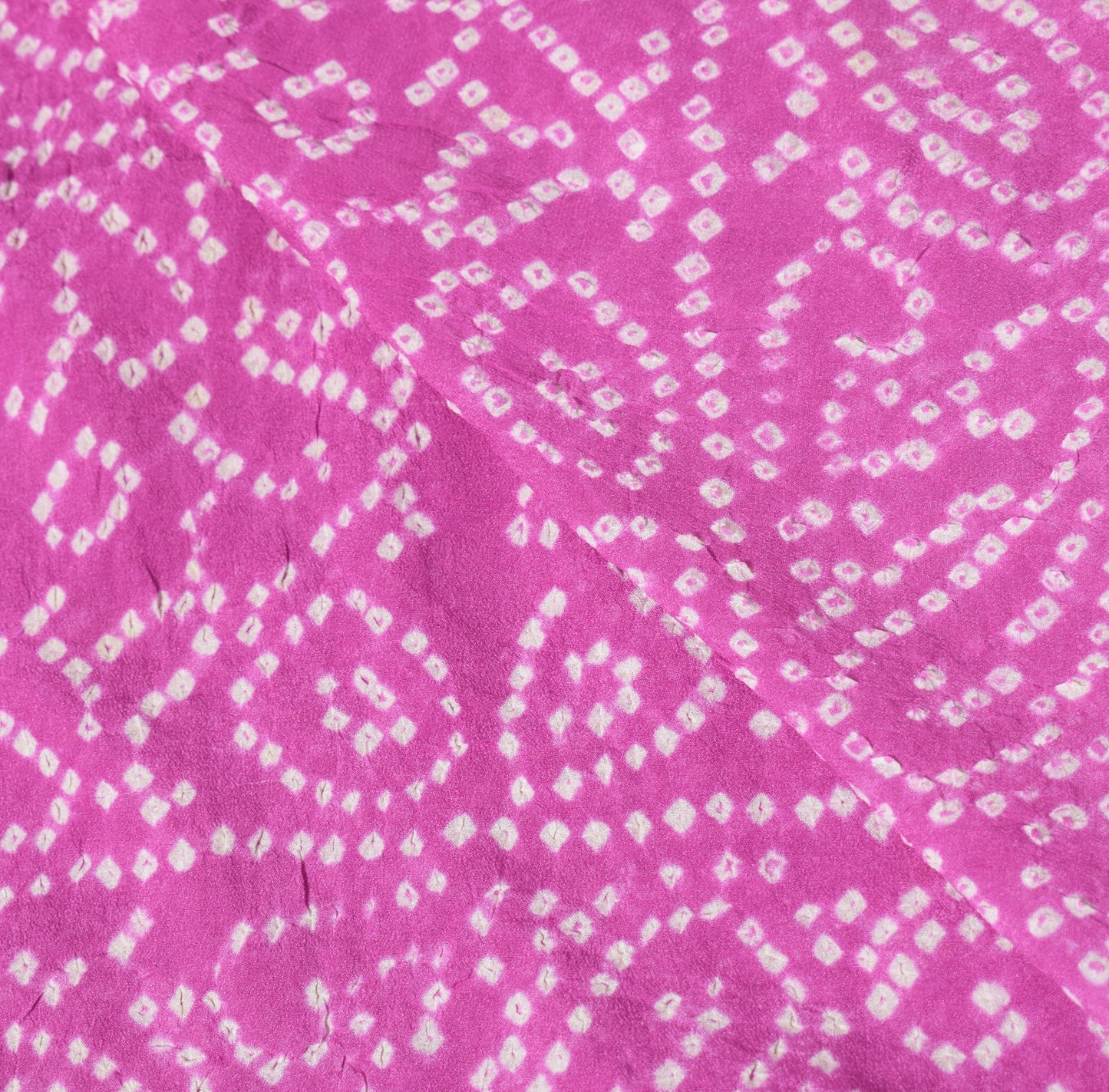 Sushila Vintage Green & Purple Dupatta Pure Georgette Bandhani Print Long Stole